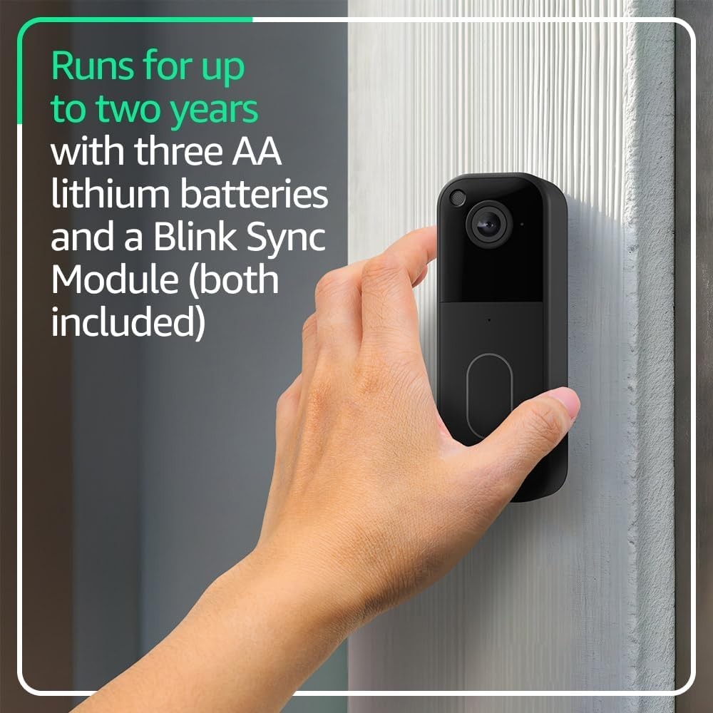 Blink 4th Gen Security System with 2 Outdoor 4 Cameras and HD Video Doorbell