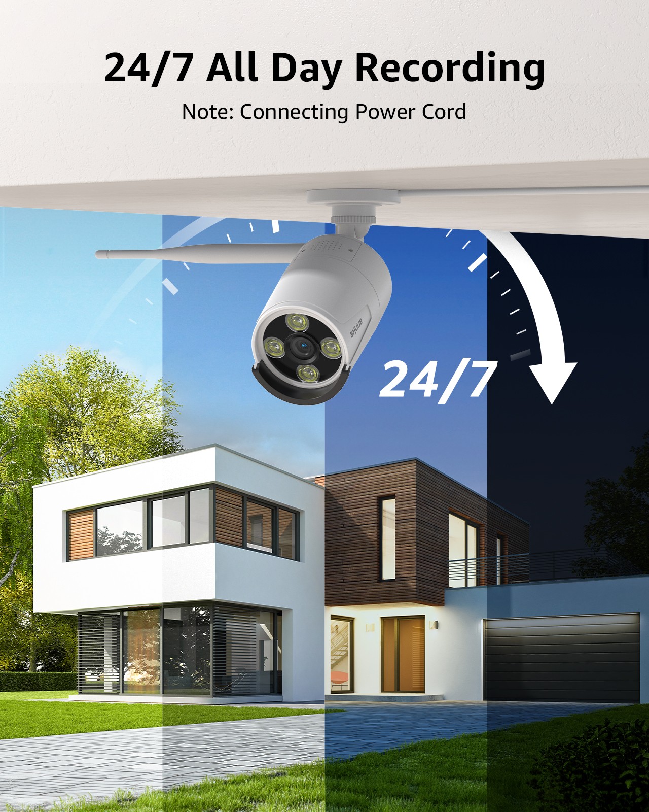 ANNKE 3MP Wireless AI Security Camera System 8CH NVR Two Way Audio Recording 4TB
