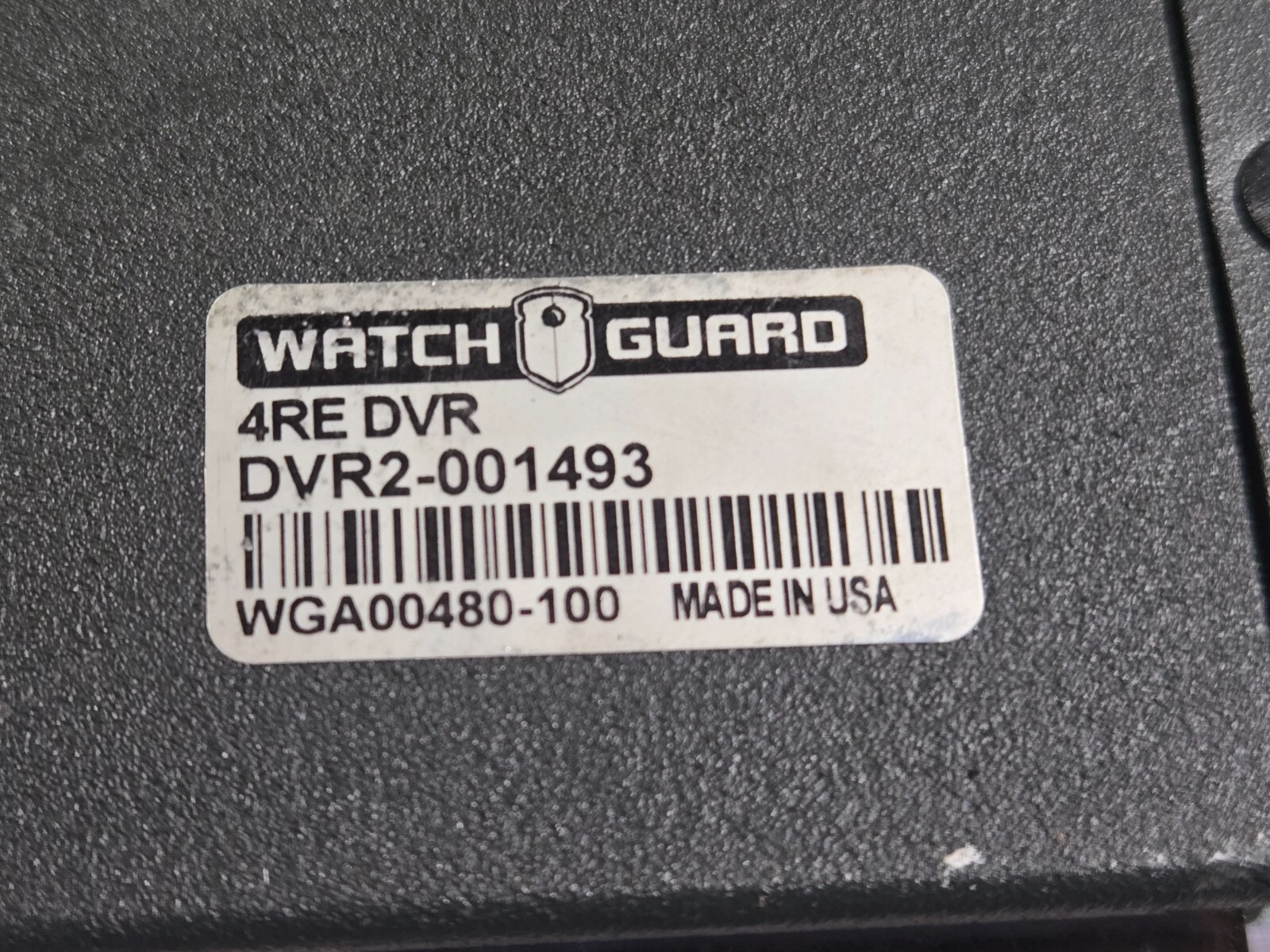 Watch Guard Watchguard 4REDVR with Key & 16GB HD Hard Drive ~ WGA00480-101