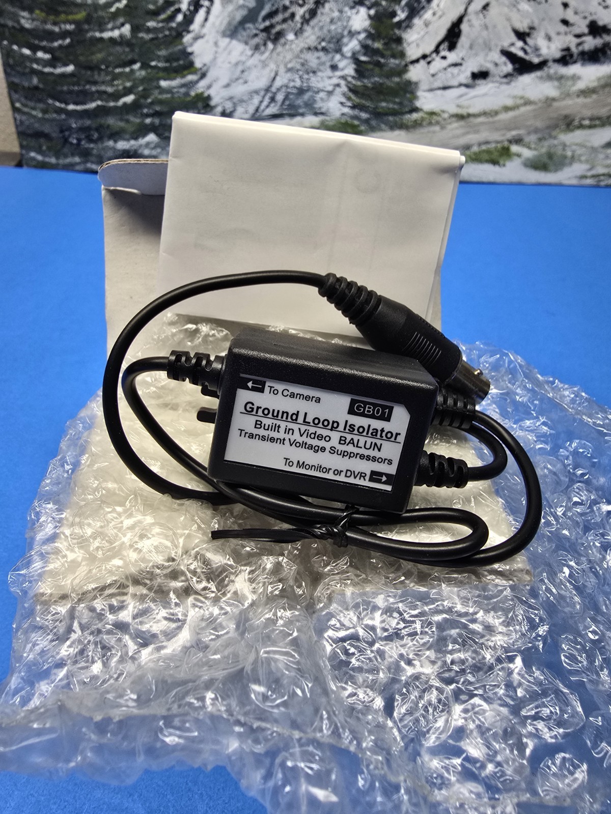 RoHS GB01 COAXIAL VIDEO GROUND LOOP ISOLATOR w/BUILT IN VIDEO BALUN