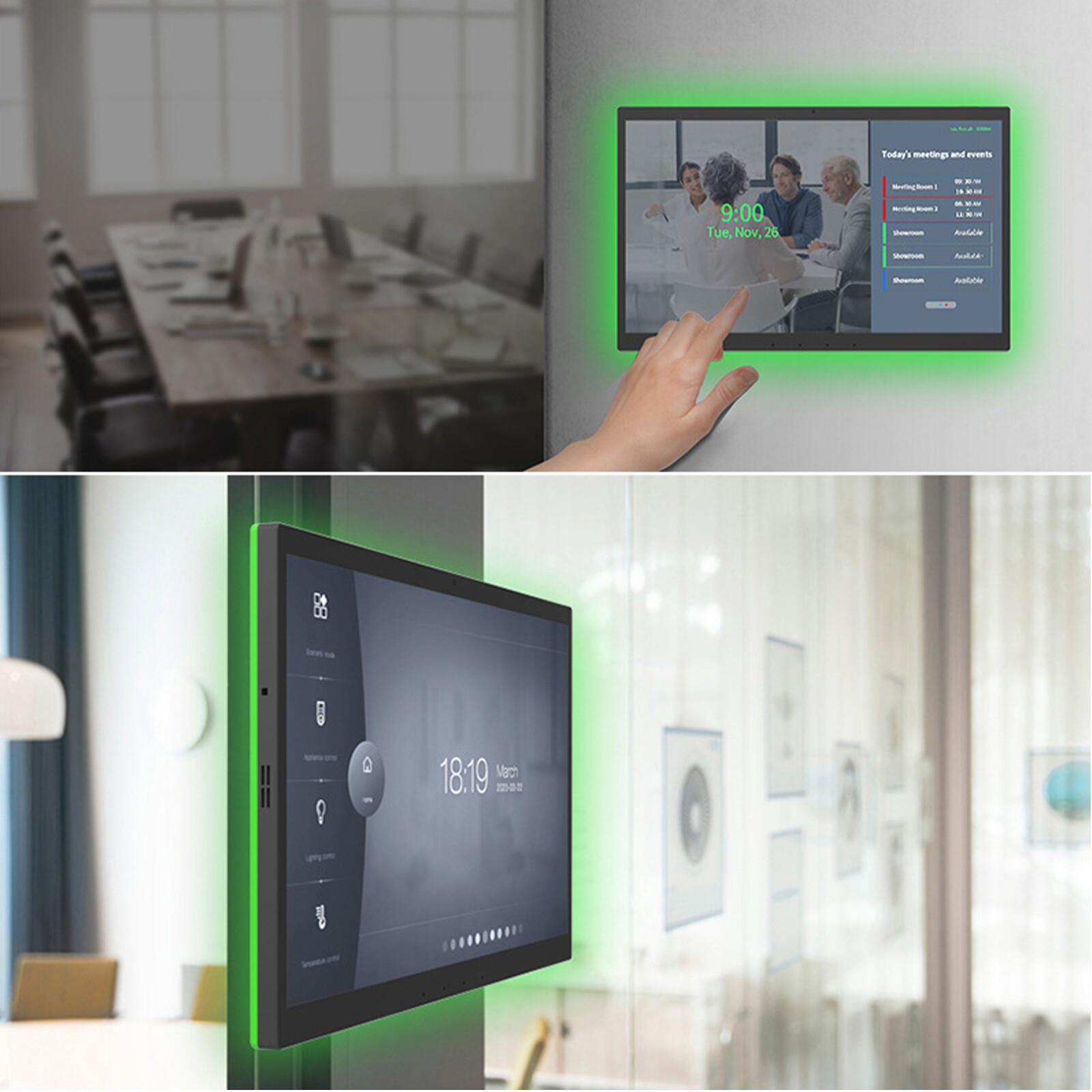 15.6 Inch Wall Mounting Android Display Automation Device Control Tablet PanelyV