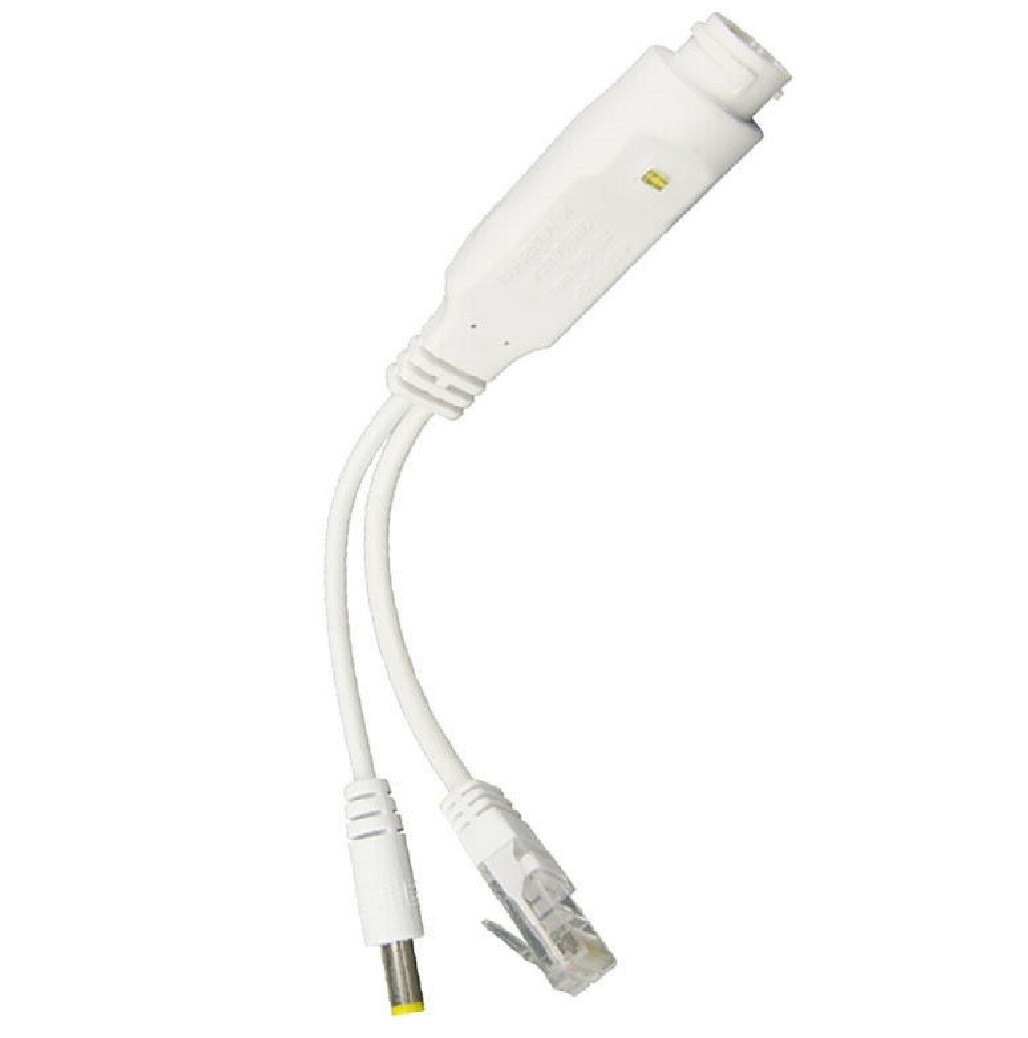 POE Splitter Waterproof Power Over Ethernet Splitter Adapter DC 18-60V to 12V