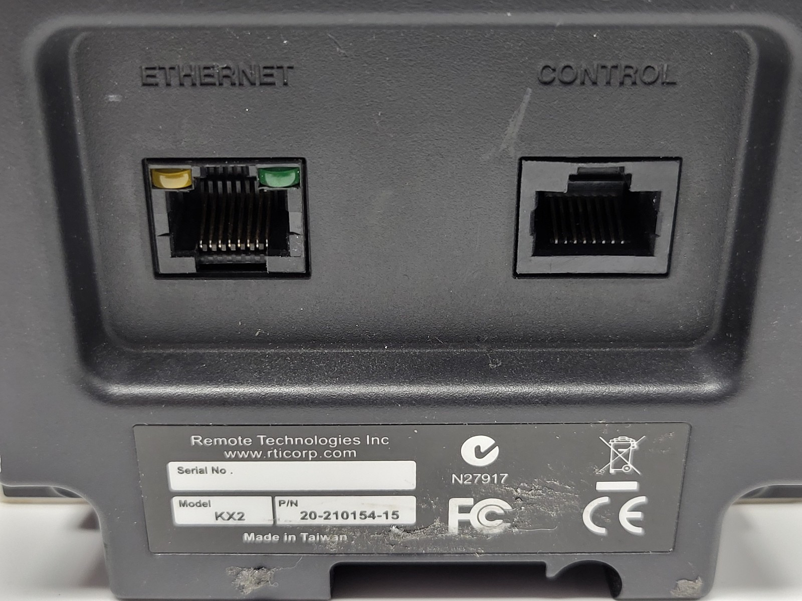 RTI KX2 In-Wall 2.8″ Touch Display Panel Home Controller, Ethernet, PoE