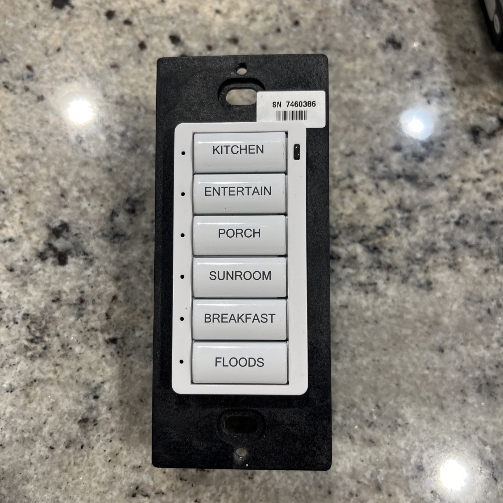 Crestron Prodigy P-CBDCN-W-S In-Wall Light Dimmer Switch