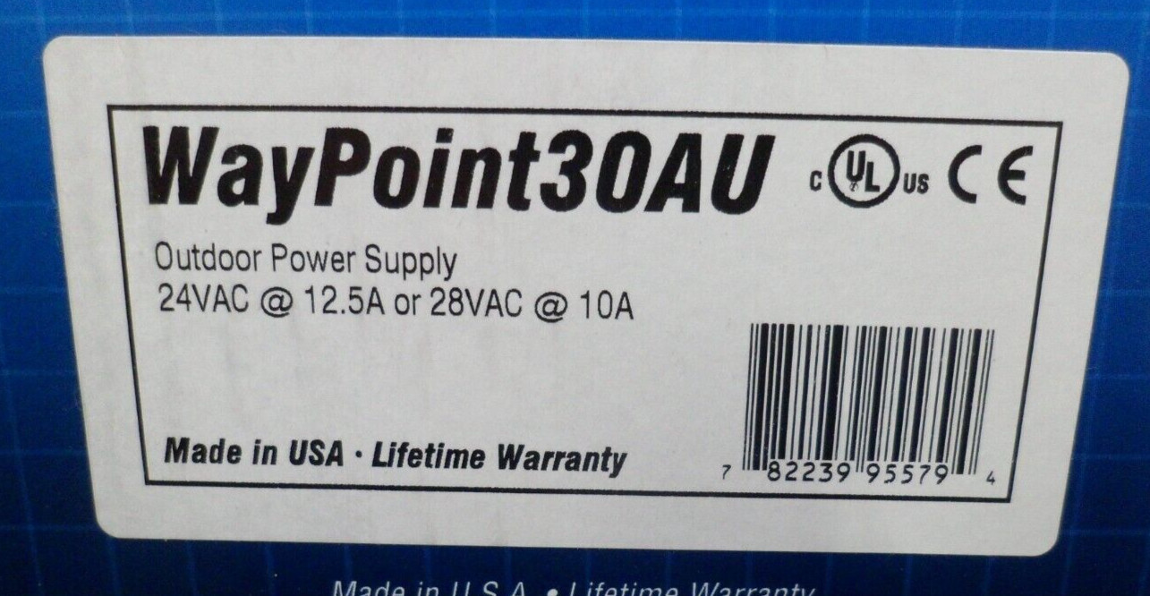 Altronix WayPoint30AU Outdoor power supply 24VAC@12.5A or 28VAC@10A