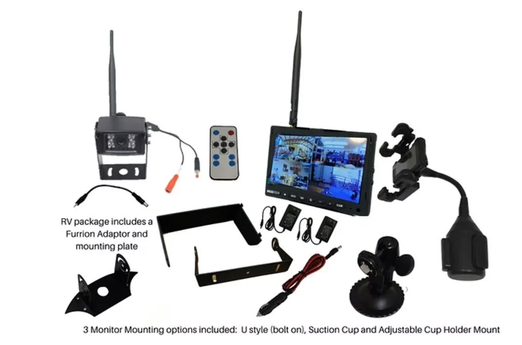 Visionworks HIGH-DEF camera 7 inch screen and full system Model #VWIC704-HDWLRV