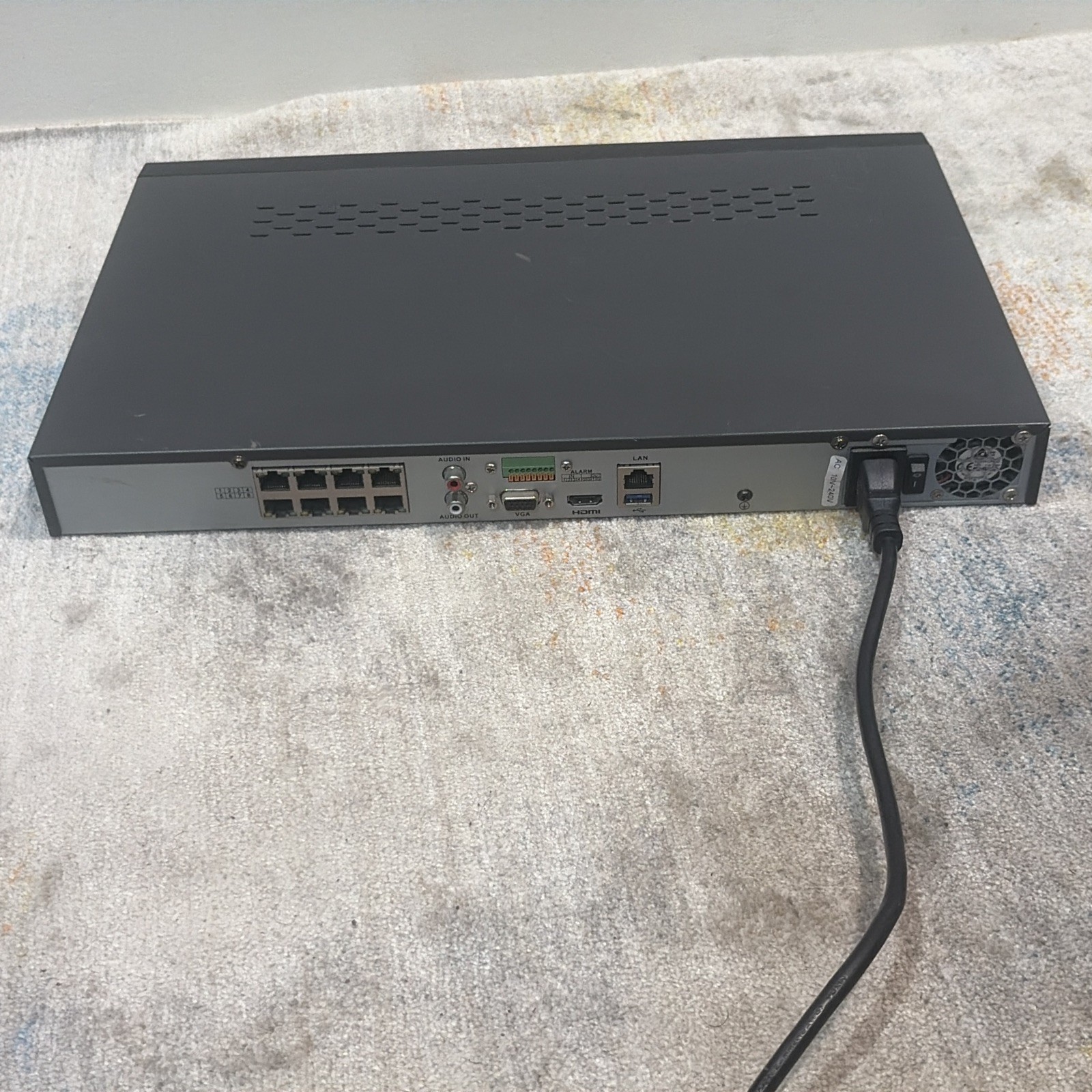 Northern Video NTH-NVR8POE2T 8-Channel 1080p Real Time NVR with PoE, 2TB