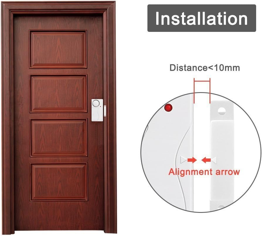 Door Alarm Wireless Anti-Theft Remote Control Door and Window Security Alarms
