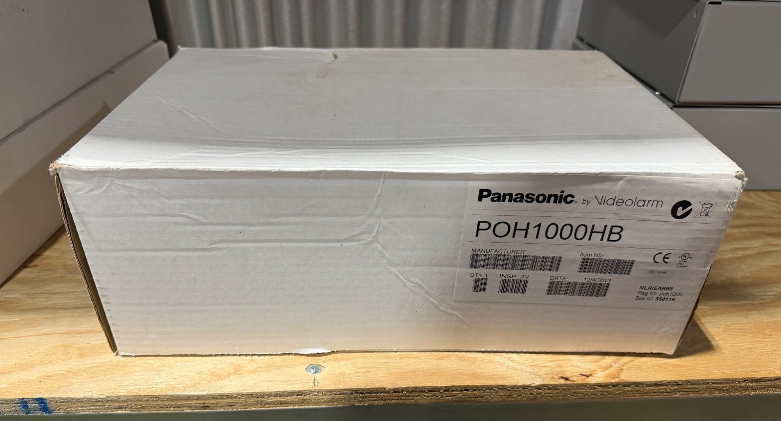 Panasonic POH1000HB Aluminum Videolarm Indoor/Outdoor Camera Housing 17E (F1-4.7