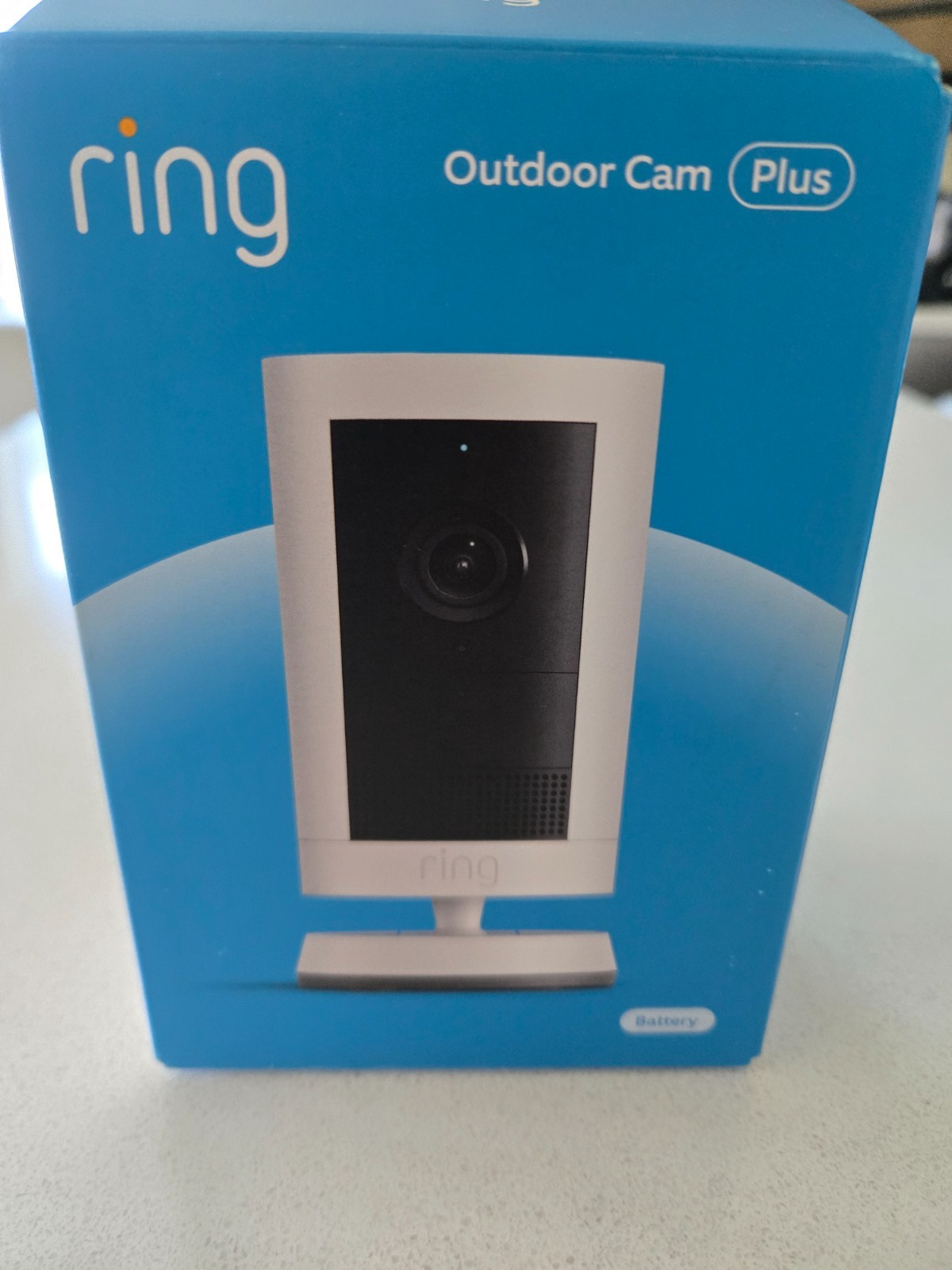 Ring Cam Outdoor Camera – White (Battery)