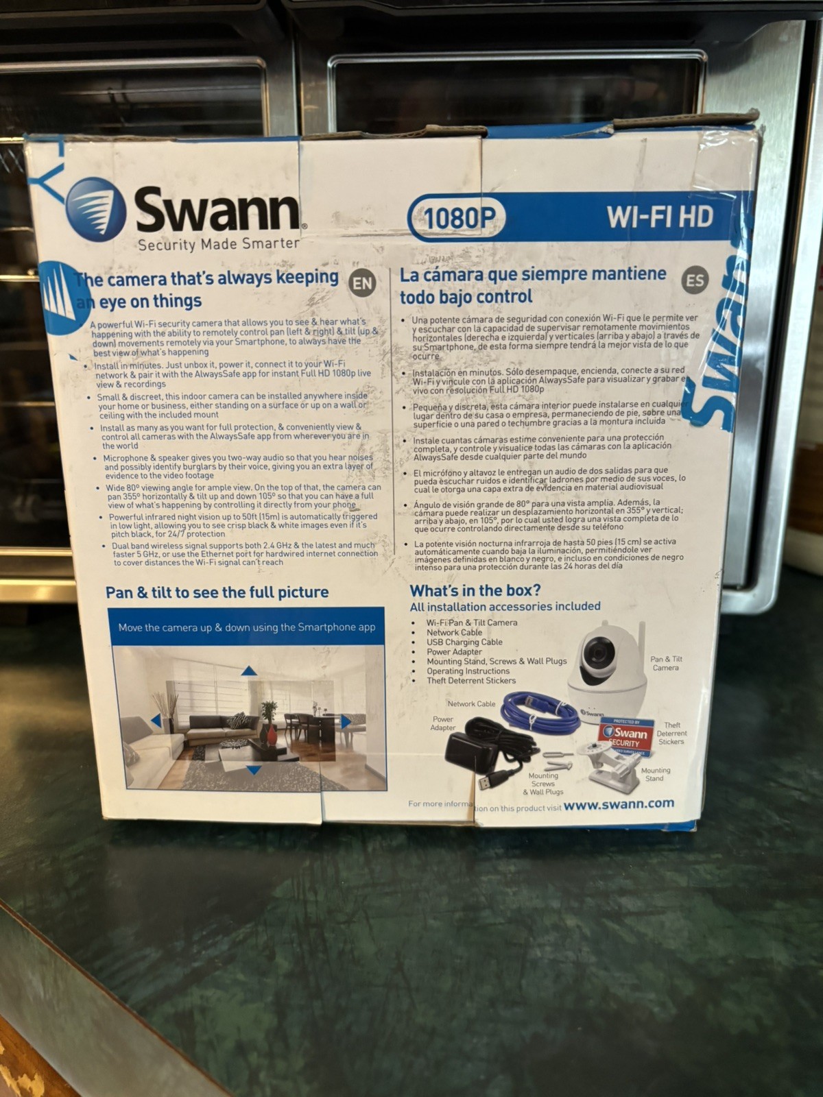 Swann 1080p Full HD Wi-fi Pan & Tilt Camera