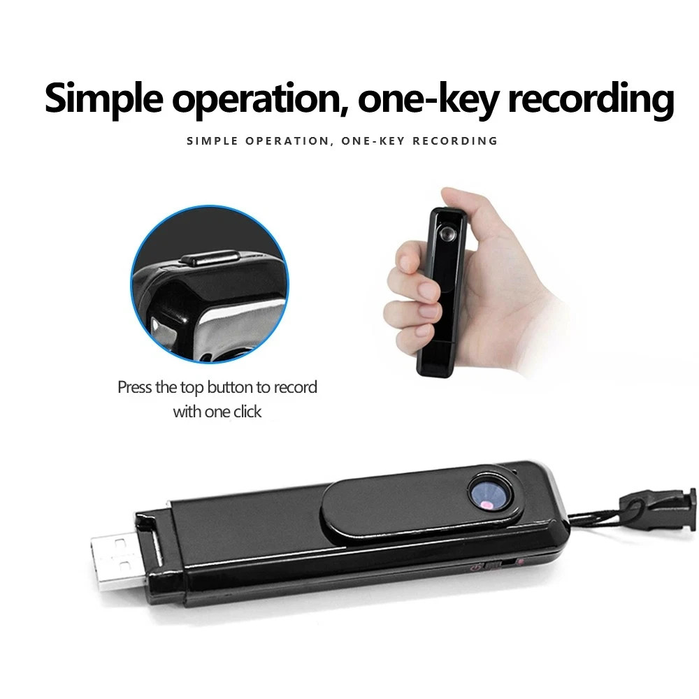 HD 1080P Mini Body Camera Portable Wearable Pocket Video Recorder Cam