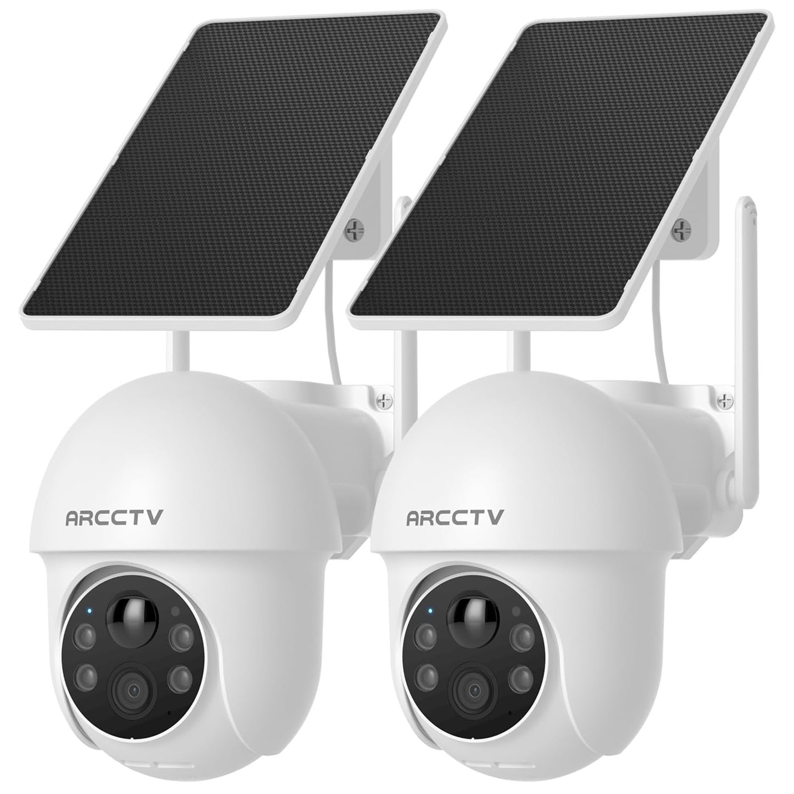 ARCCTV WIFI Solar Battery 4MP Wireless PTZ Security Camera Outdoor PIR Detection
