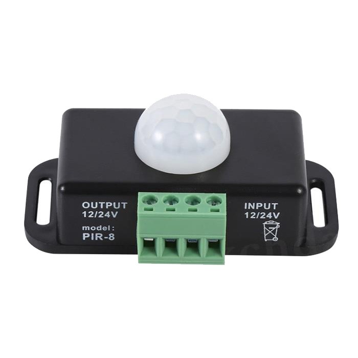 Auto ON OFF Detector Infrared PIR Motion Sensor Switch F LED Light Strip 12V-24V