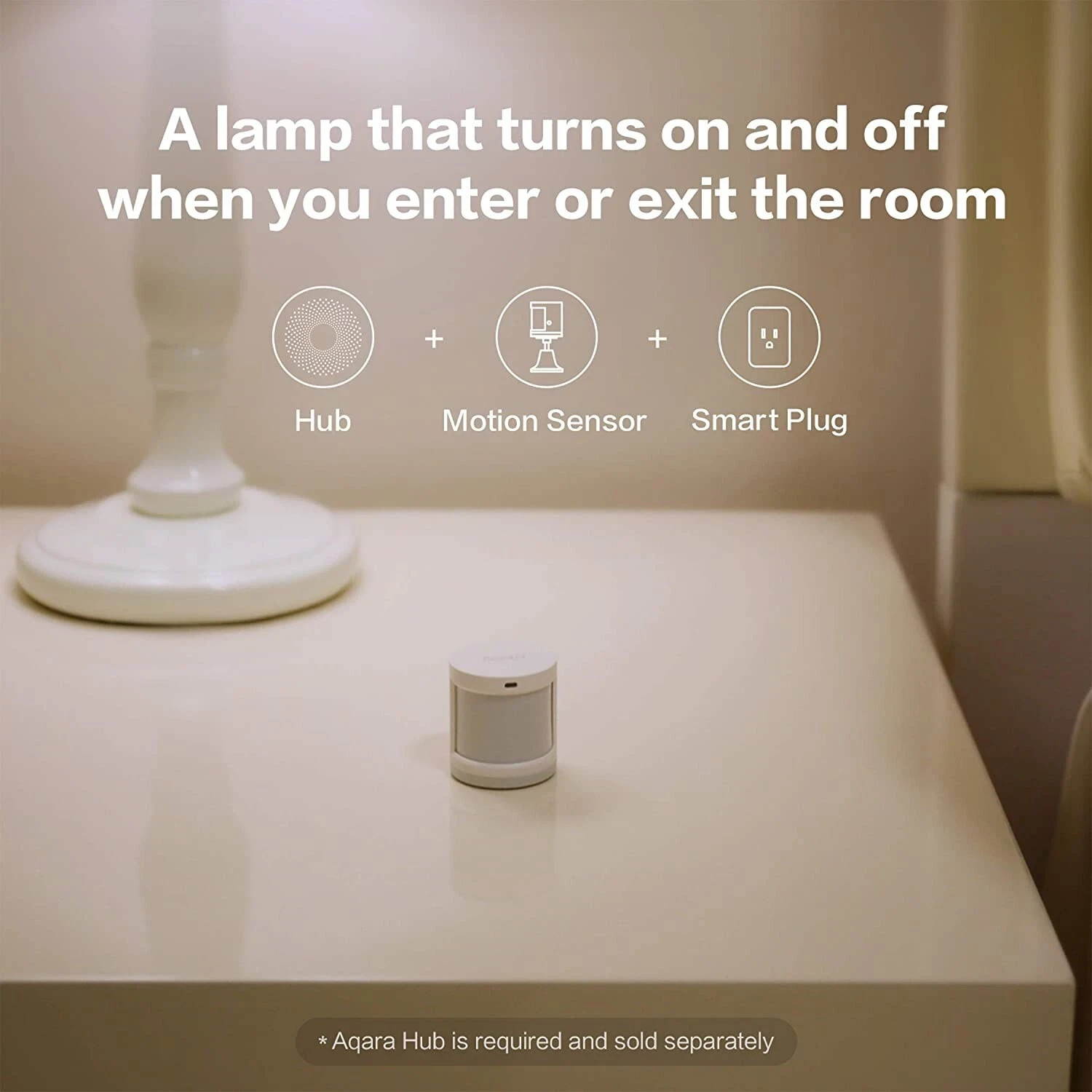 Aqara Motion Sensor | Zigbee | Alarm & Automation | HomeKit & Alexa