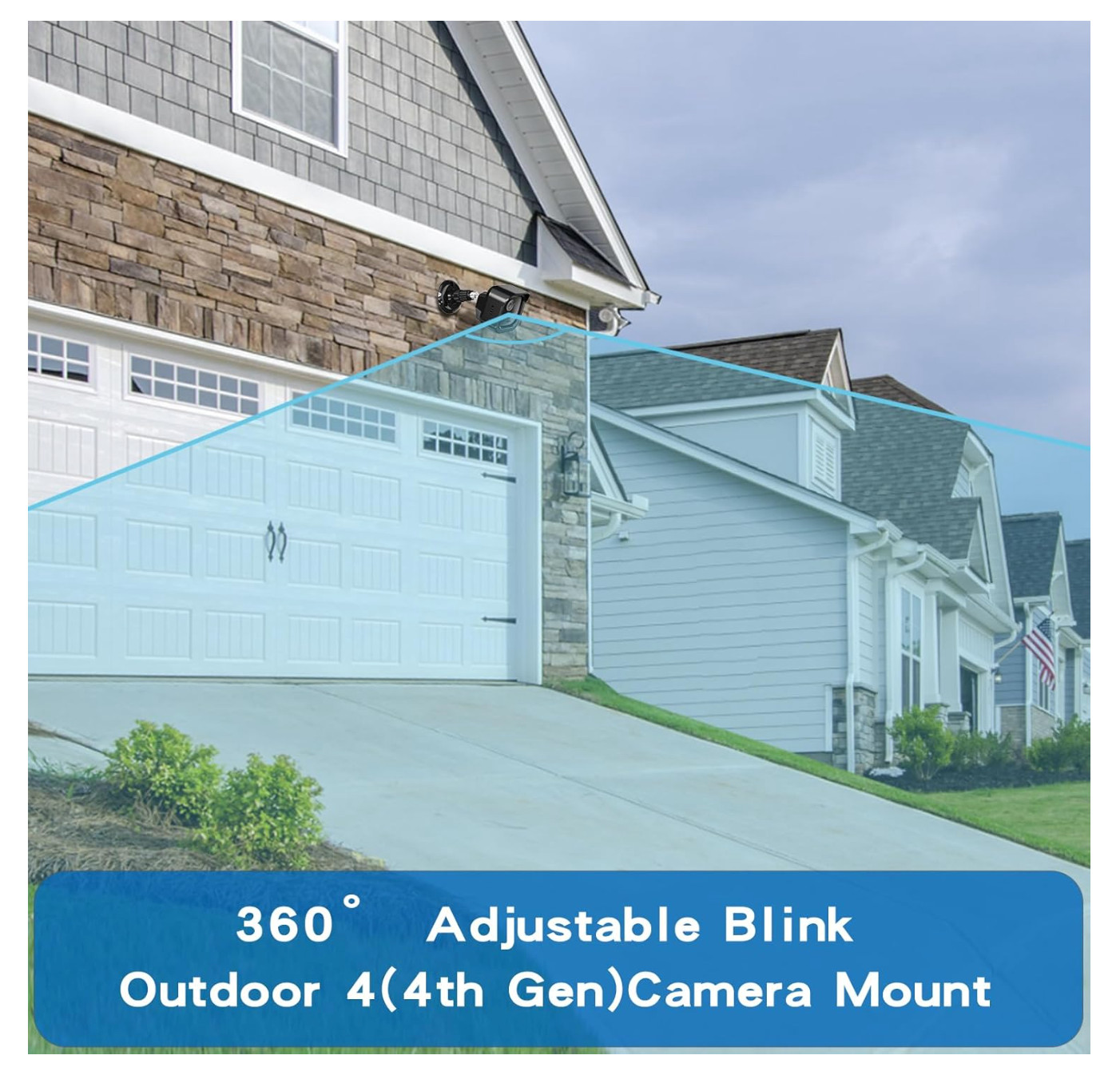 6 Pack All New Blink Outdoor & Indoor Wireless Home Security Camera System Mount