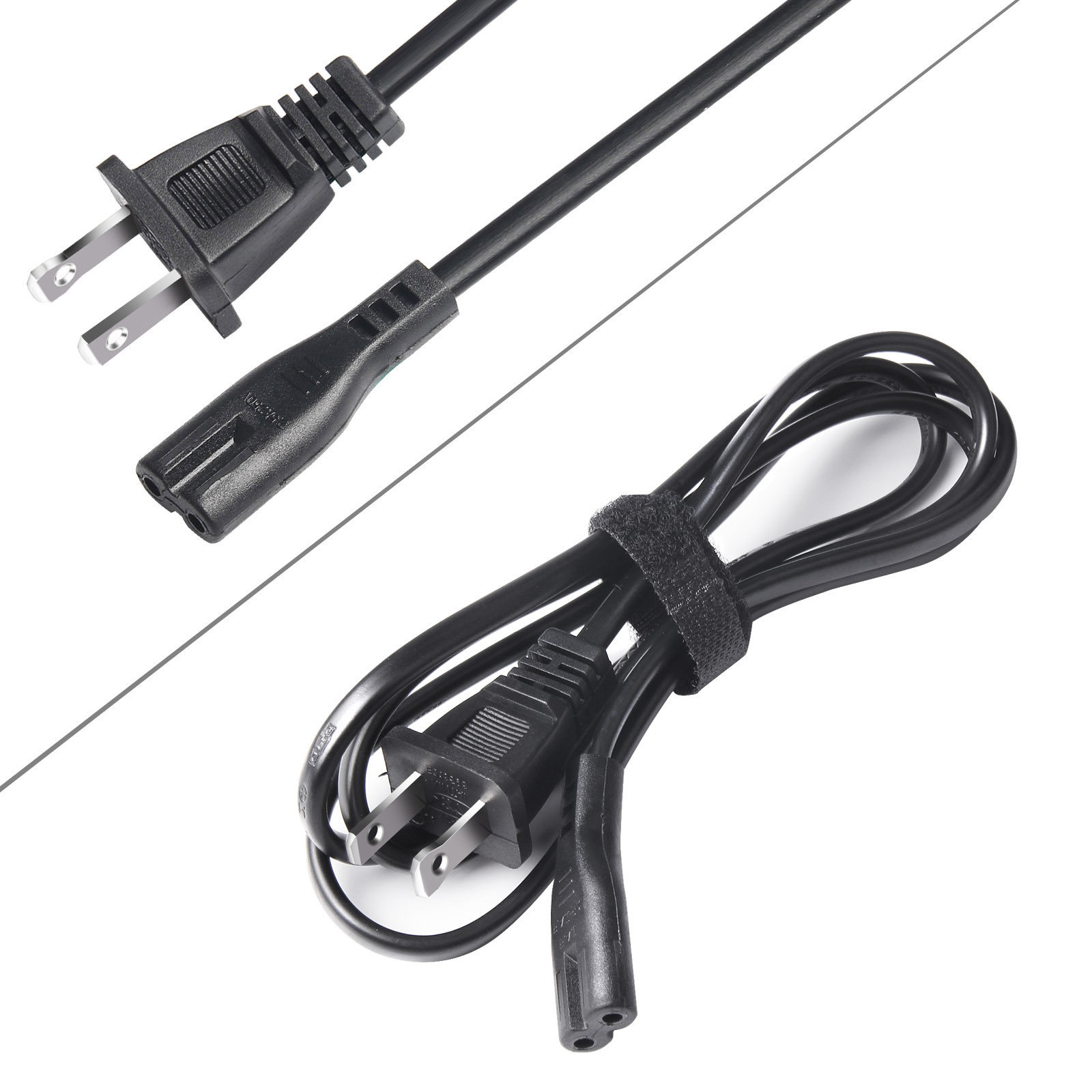 Security Camera Power Adapter Cable US Plug For 12V CCTV W/ 8 Way Splitter Cable