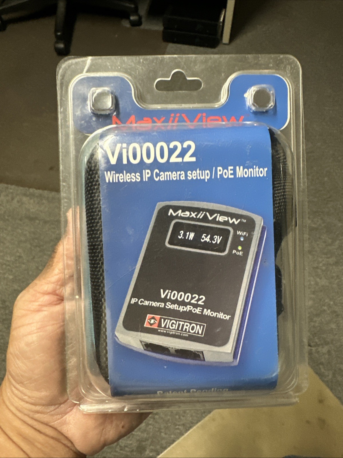 Vigitron Vi00022 Maxiiview Wireless IP Camera Setup and PoE Tester Tool Shop
