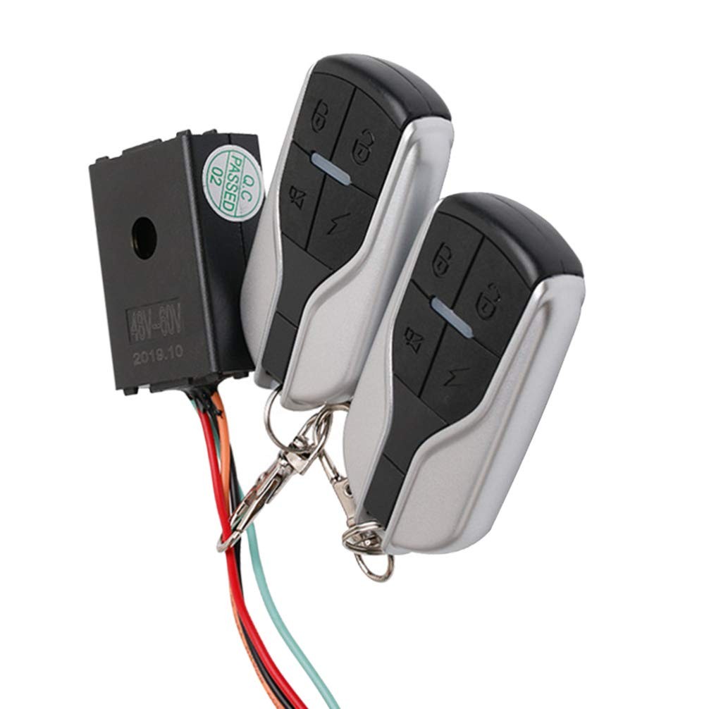 Garneck Motorcycle Anti Security Alarm System with Double Remote Control Waterpr
