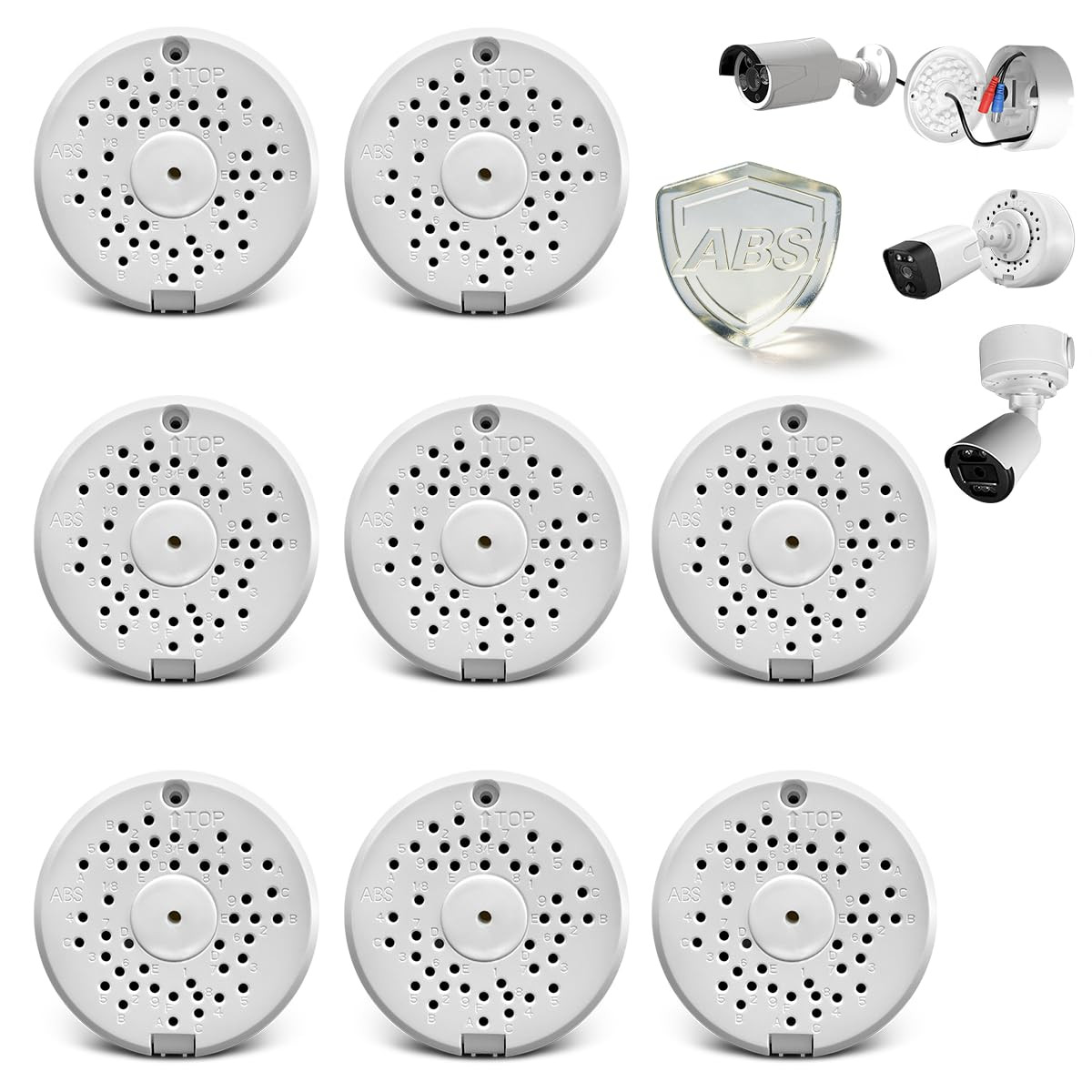 ABS Security Camera Junction Box Waterproof Outdoor Mount Hide Cable Cover