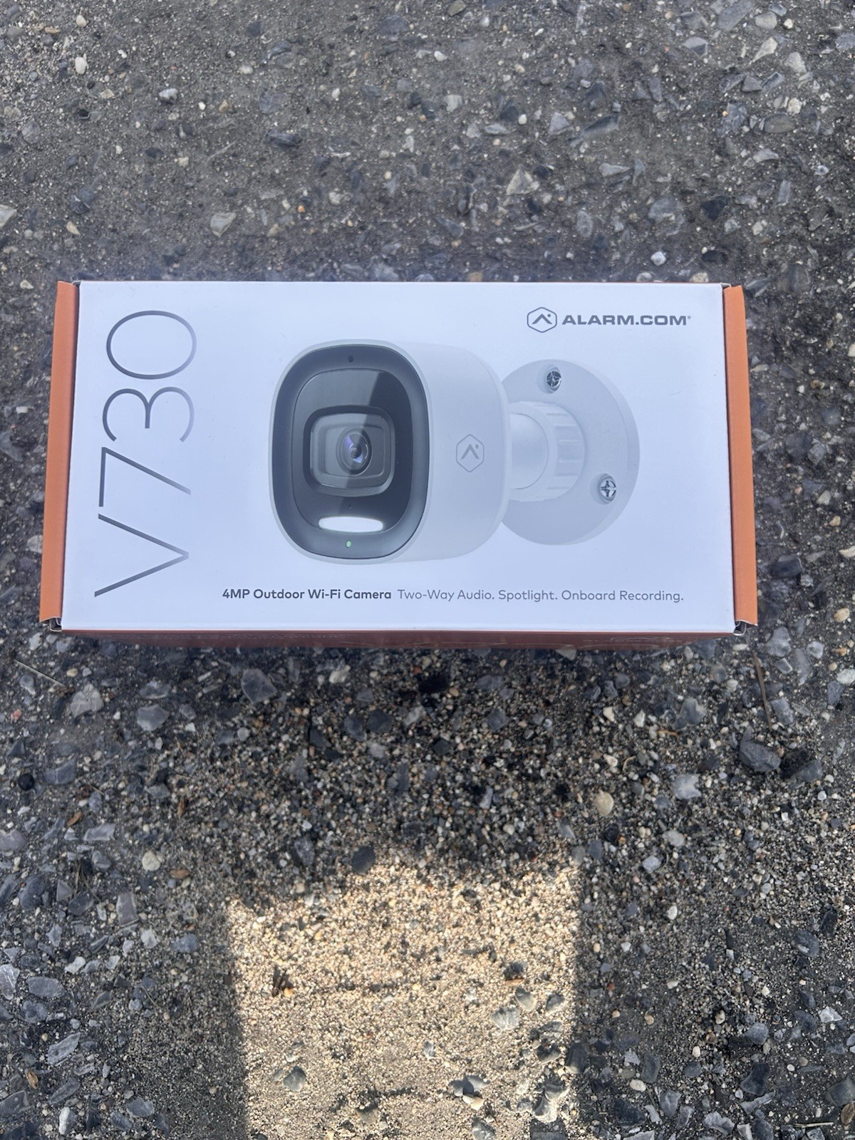 New Alarm.com ADC-V730 4MP Outdoor WIFI Spotlight Security Camera – White