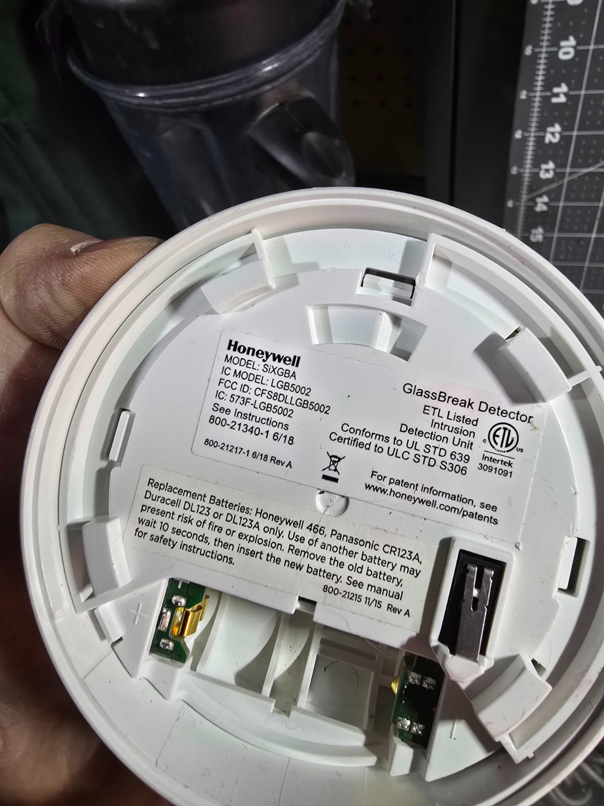 Honeywell Resideo SIXGBA Wireless Glass Break Detector
