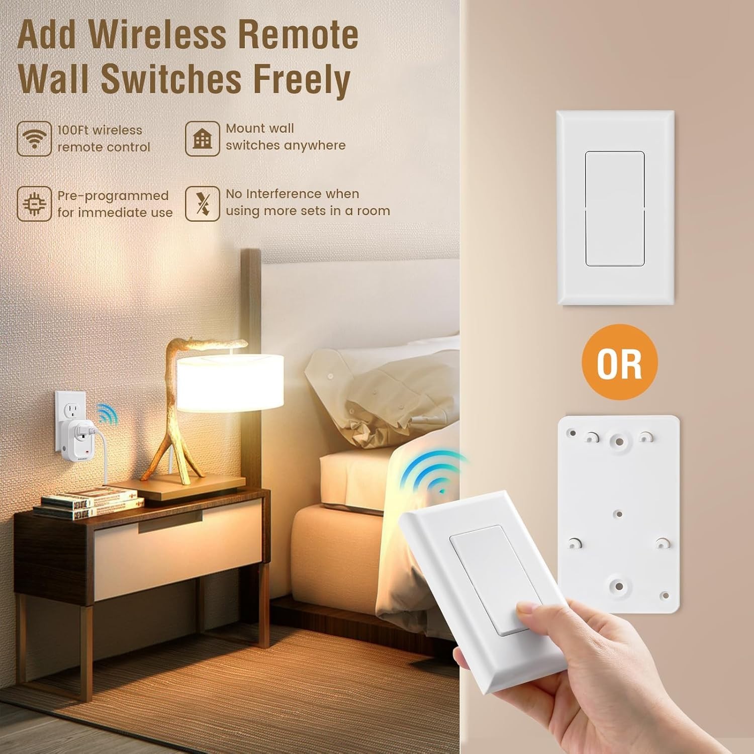 10A Wireless Wall Switch Remote Kit – Enhance Your Lighting Experience