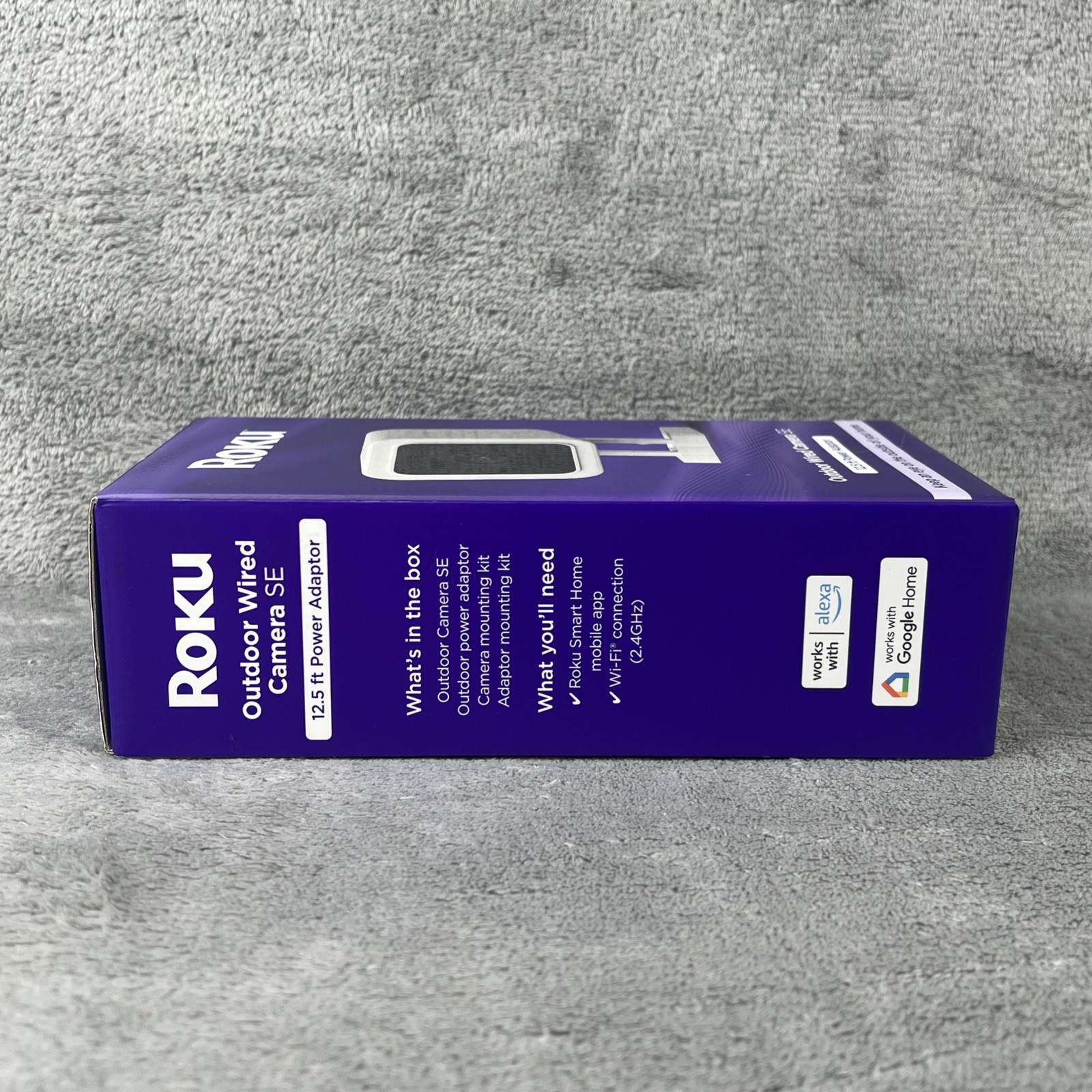 Roku OUTDOOR WIRED CAMERA SE – 12.5FT Power Adapter – Security Camera CW2005