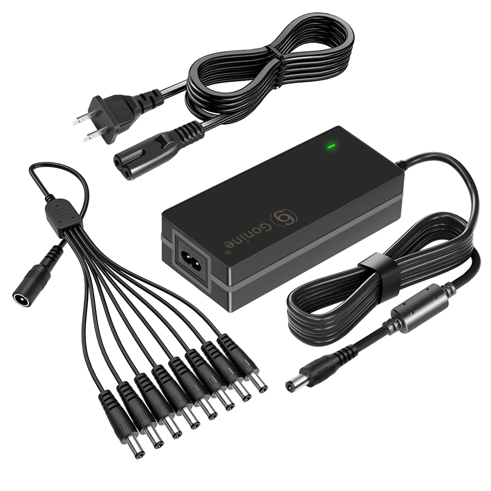 Security Camera AC DC Power Supply Adapter 12V 5A Compatible with 12Volt Lorex