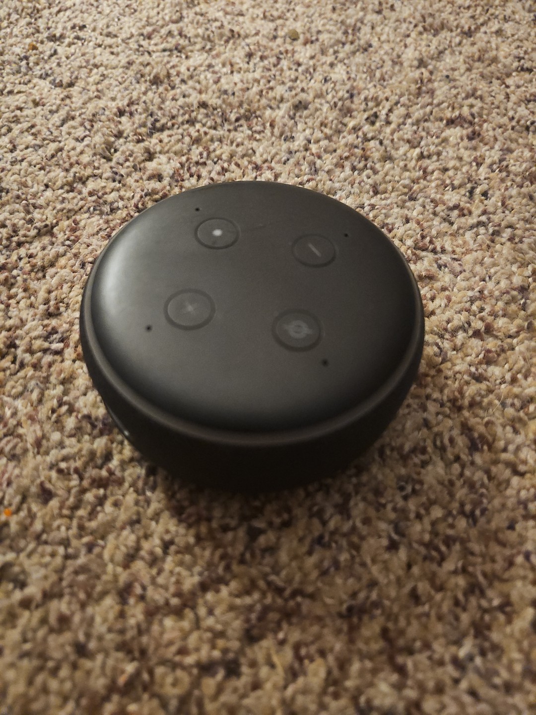 Amazon Echo Dot (3rd Generation) Smart Speaker with Alexa – Charcoal-No AC Cord