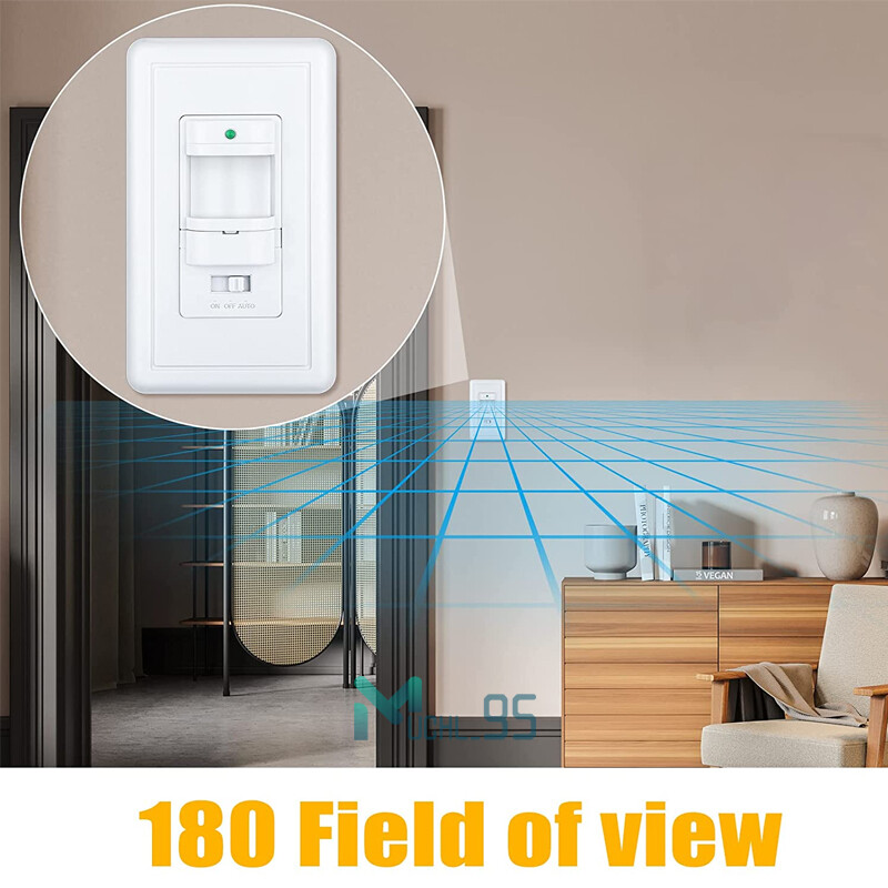 110V Motion Sensor Infrared PIR Movement Detector Outdoor Sensor Light Switch US