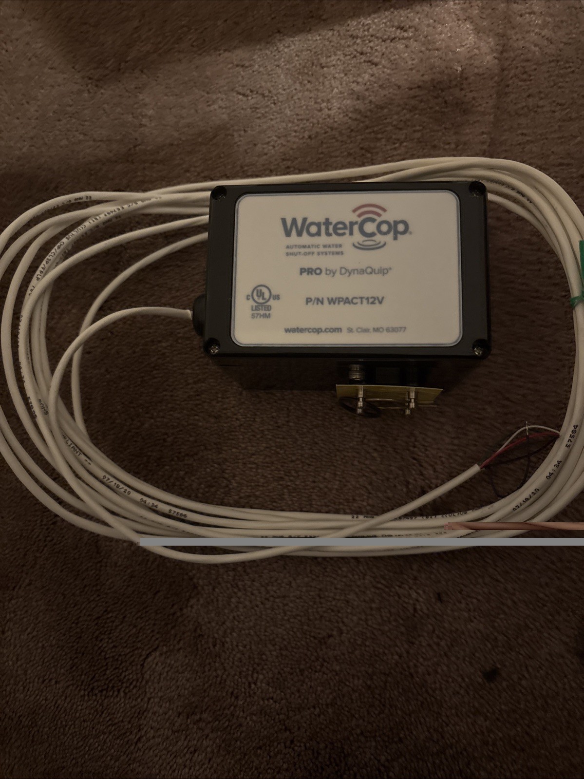 Watercop WPACT12V 12VDC motor-driven actuator