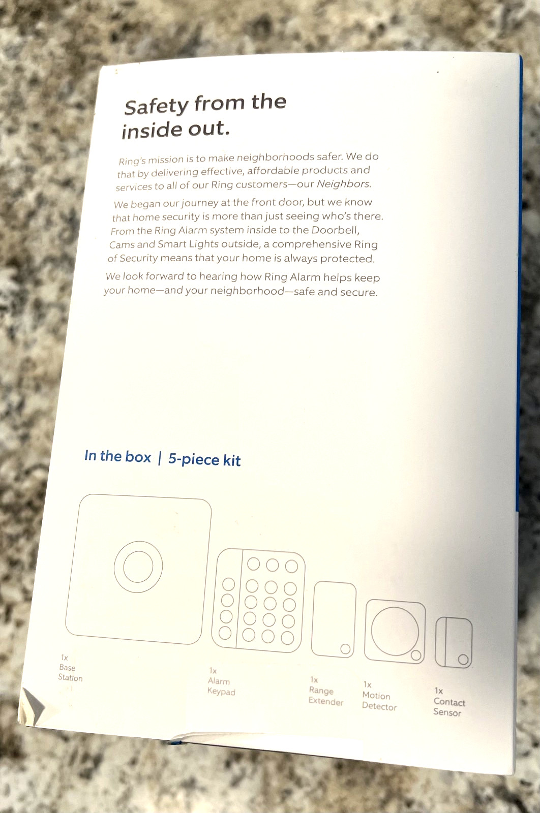NEW, NEVER OPENED Ring 2nd Gen Wireless Alarm Home Security Kit – 5 Piece