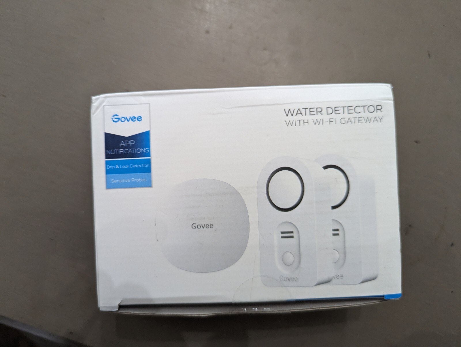 Govee WiFi Water Sensor 2 Pack, Water Leak Detector