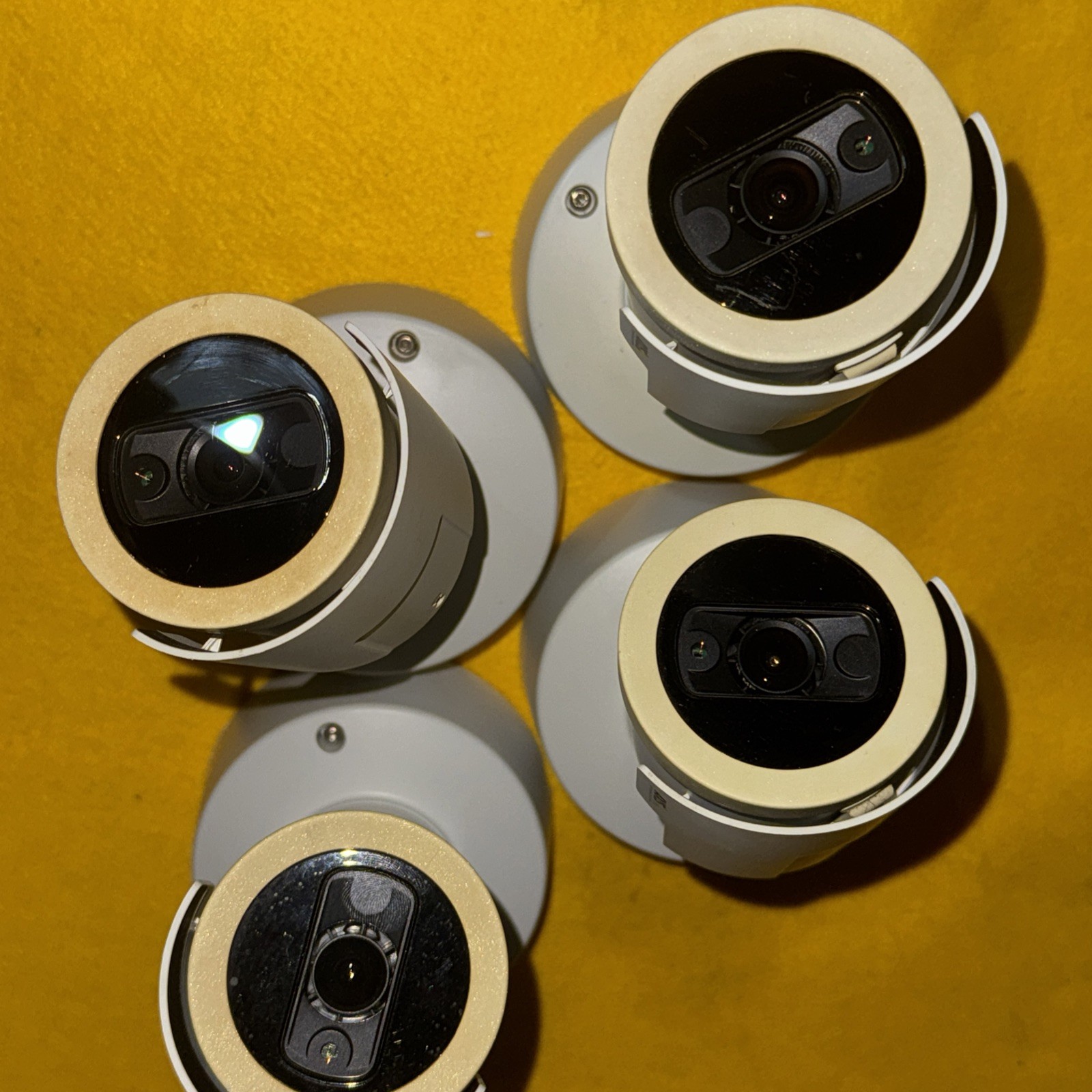 Used AXIS M2025-LE Fixed Network Camera set of 4 Operation confirmed From Japan