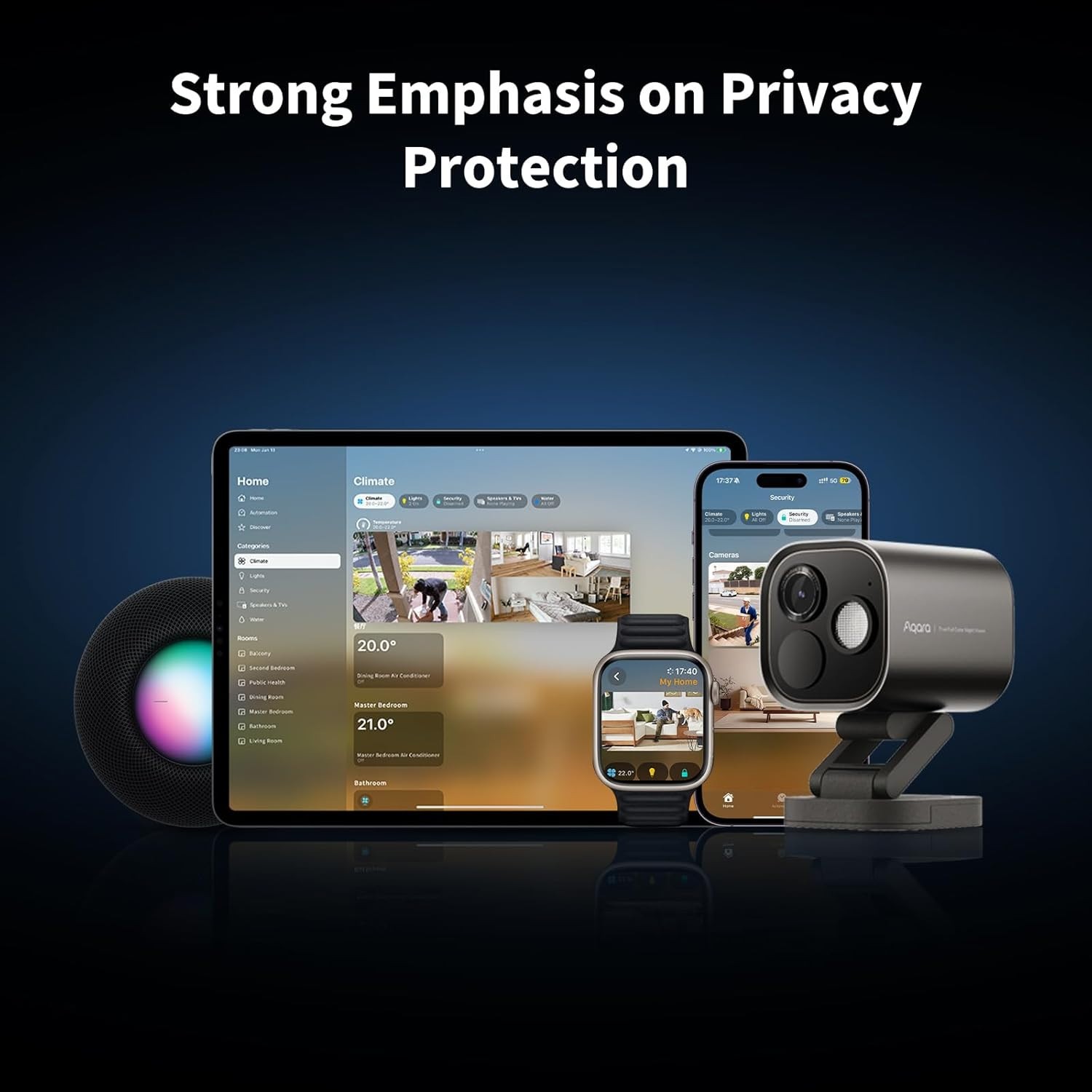 True Color Night 4MP Camera Hub G5 Pro PoE HomeKit Thread Border Router Zigbee