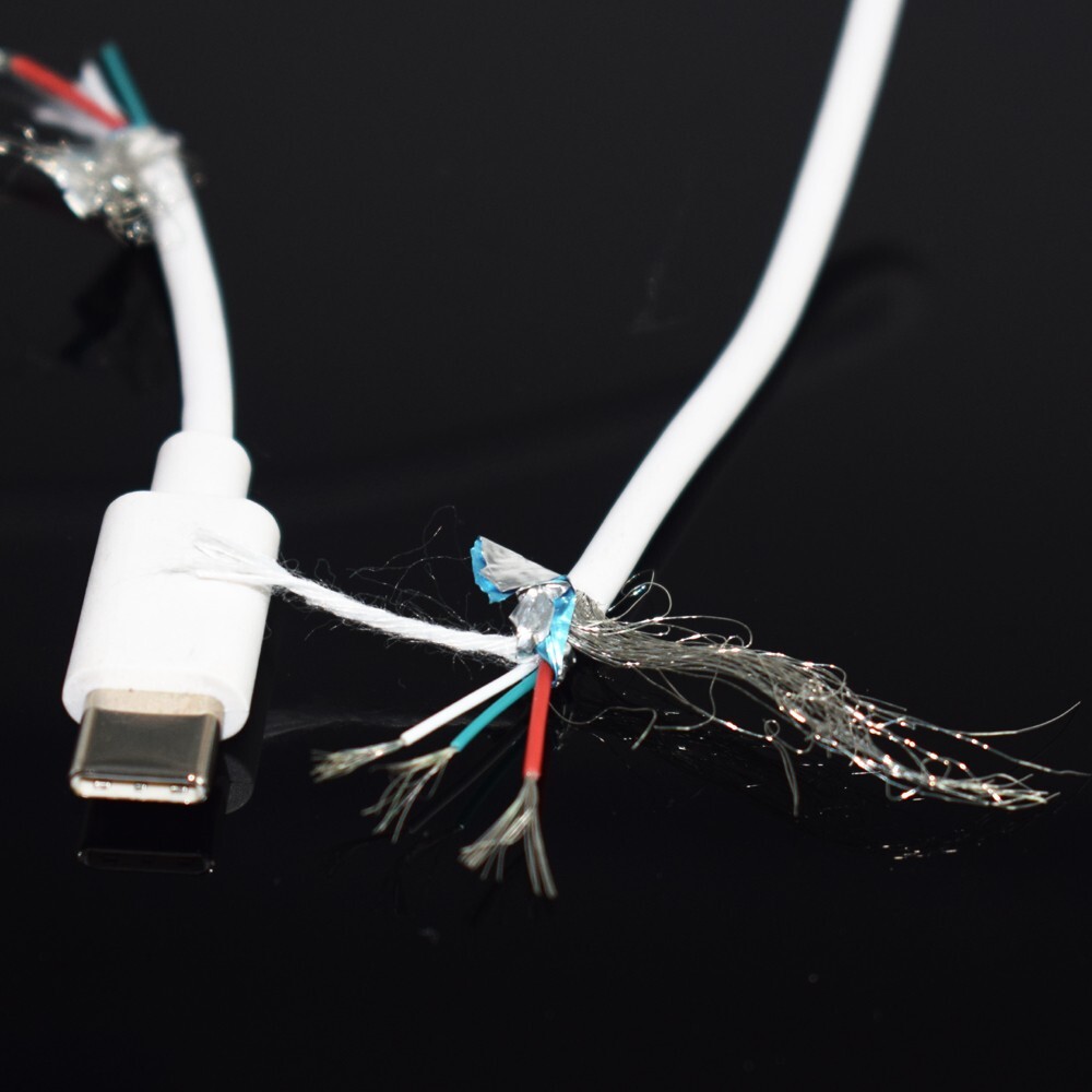 10pcs USB Male to TYPE-C 5V 2A Sync Data Charge Cable for Android Phone 1m White