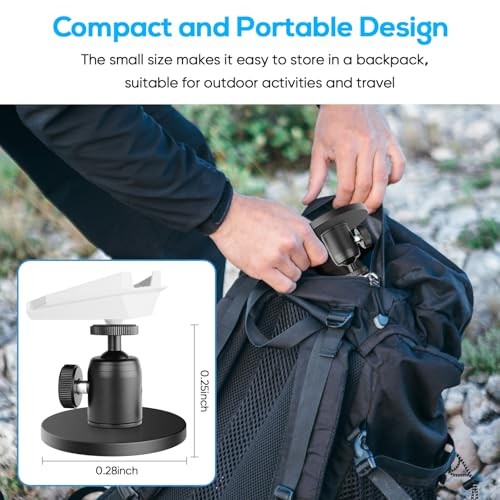 Starlink Mini 1/4 Nut Base – Adjustable Angle Magnetic Starlink Mini Mount