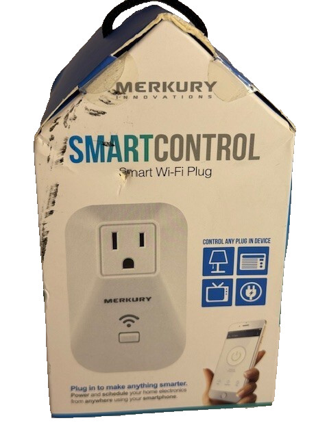 Mercury Smart Control Smart Wi-Fi Plug MI-WW102-199 Alexa Apple Google Play