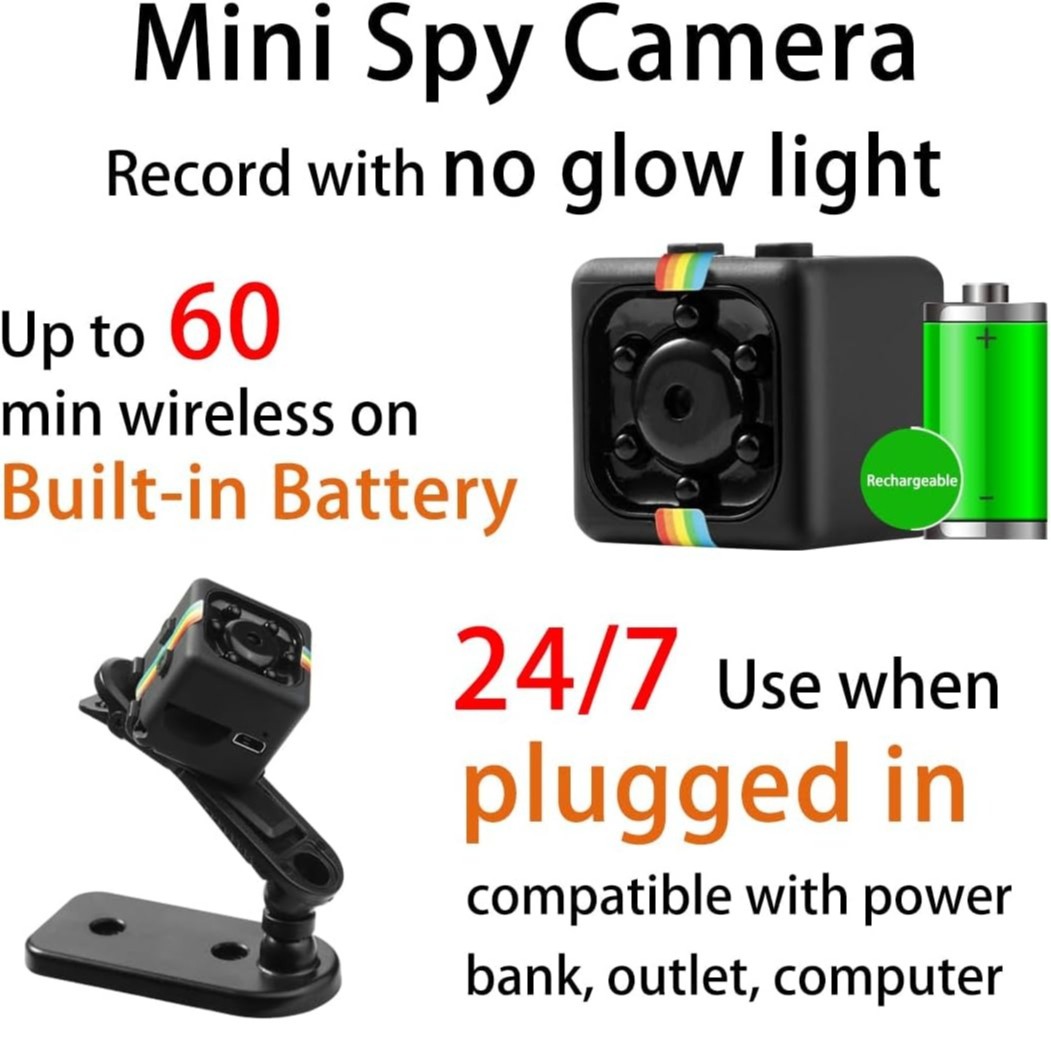 No WiFi Security Camera 1080P Wireless Mini Cam Small Camera Indoor Outdoor