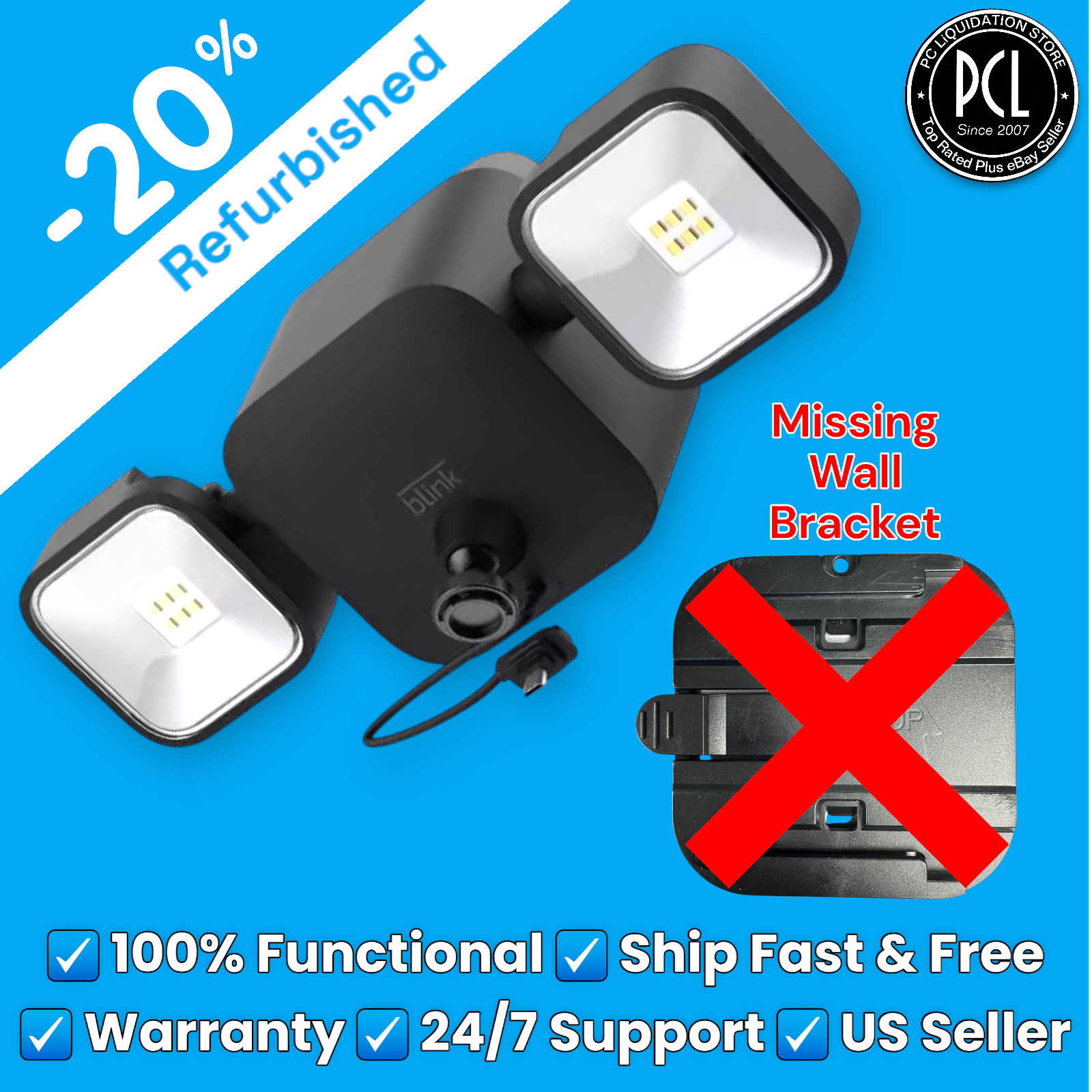 ✅ Blink Floodlight Mount for Outdoor 3rd Gen Cam Only – Missing Wall Bracket ✅