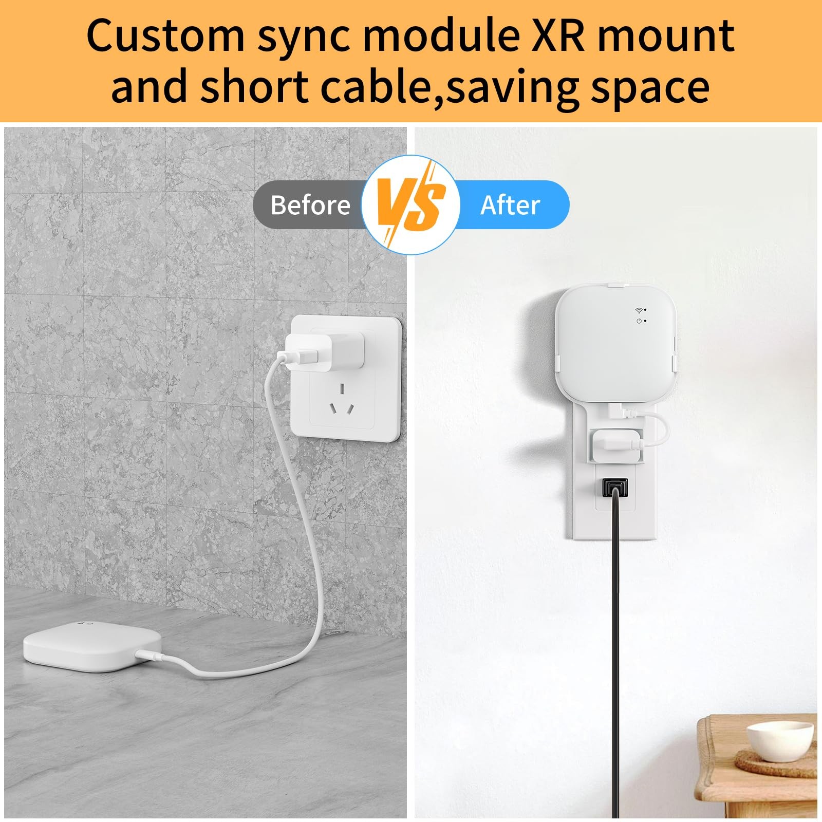 256GB MicroSD Card & Outlet Wall Mount for Module Mount+SD Card, Ivory White