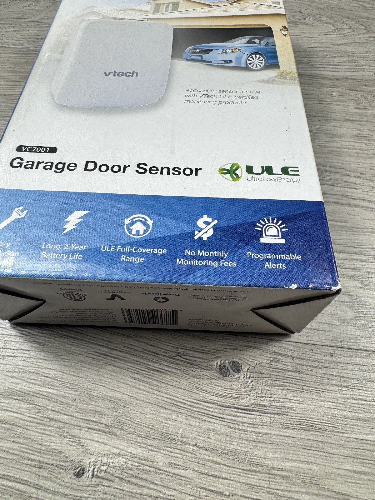 Vtech VC7001 Garage Door Sensor Wireless Monitoring System Easy Install Program