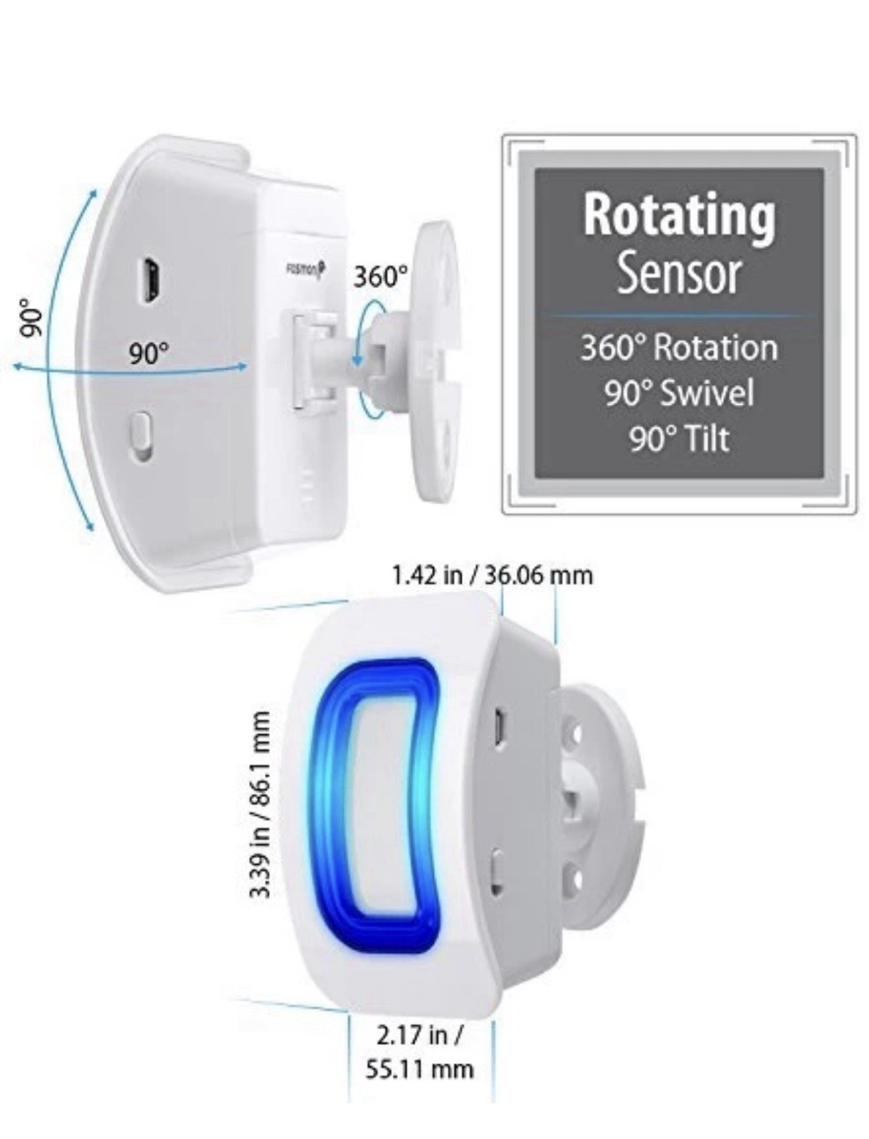 Fosmon WaveLink Wireless Home Security Driveway Alarm Motion Sensor …