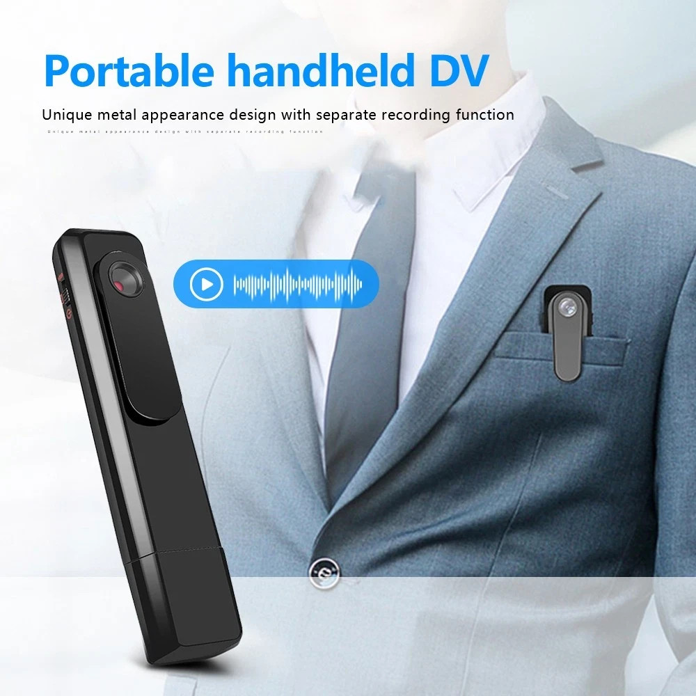 HD 1080P Mini Body Camera Portable Wearable Pocket Video Recorder Cam