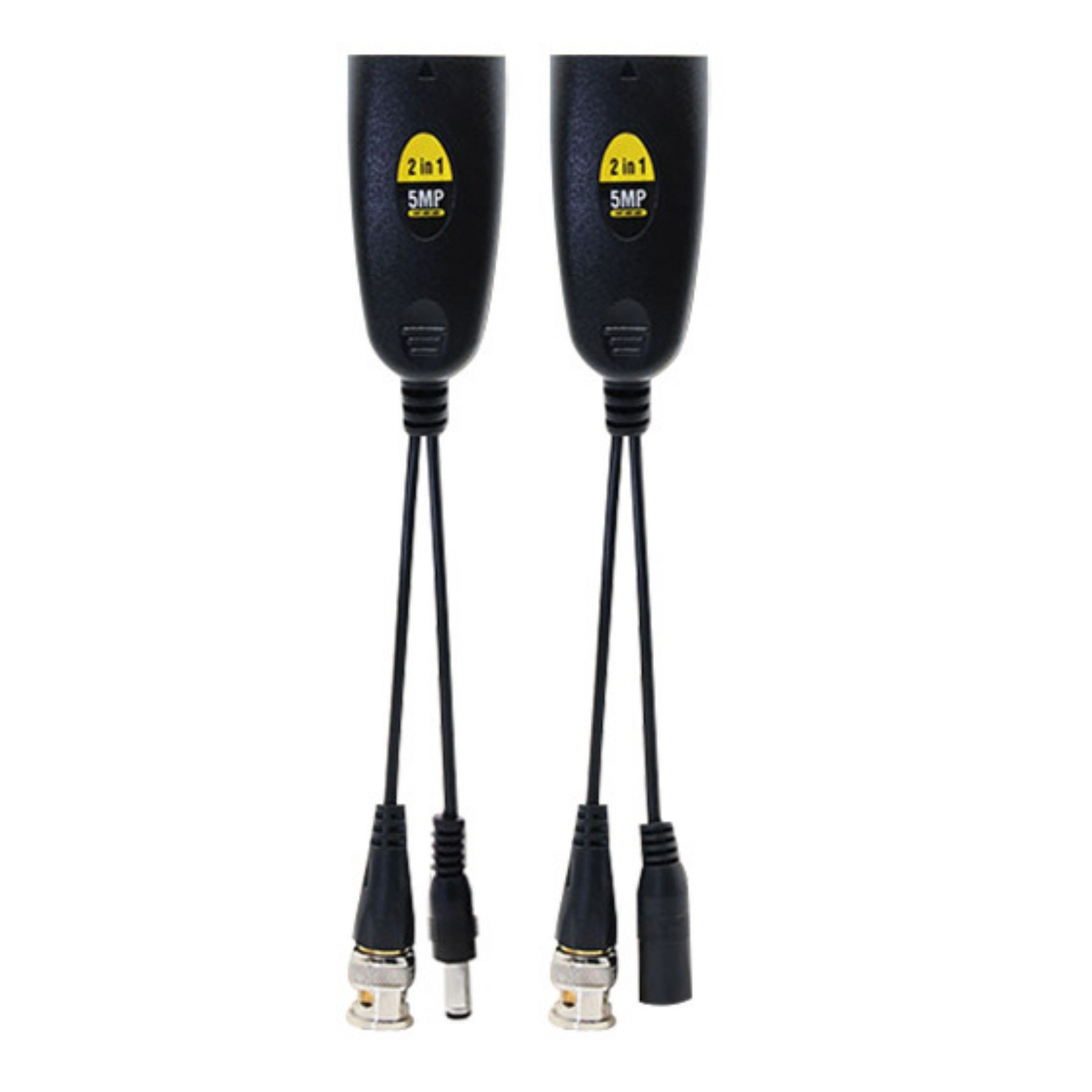 1 Pair Thunder-Proof Level 3 BNC To POE Adapter Balun Connector For Surveillance