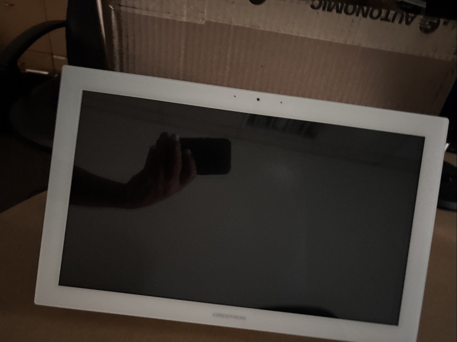 Crestron TS-1542-W-S 15.6 inch HD Touch Screen Tabletop White Smooth 6507097