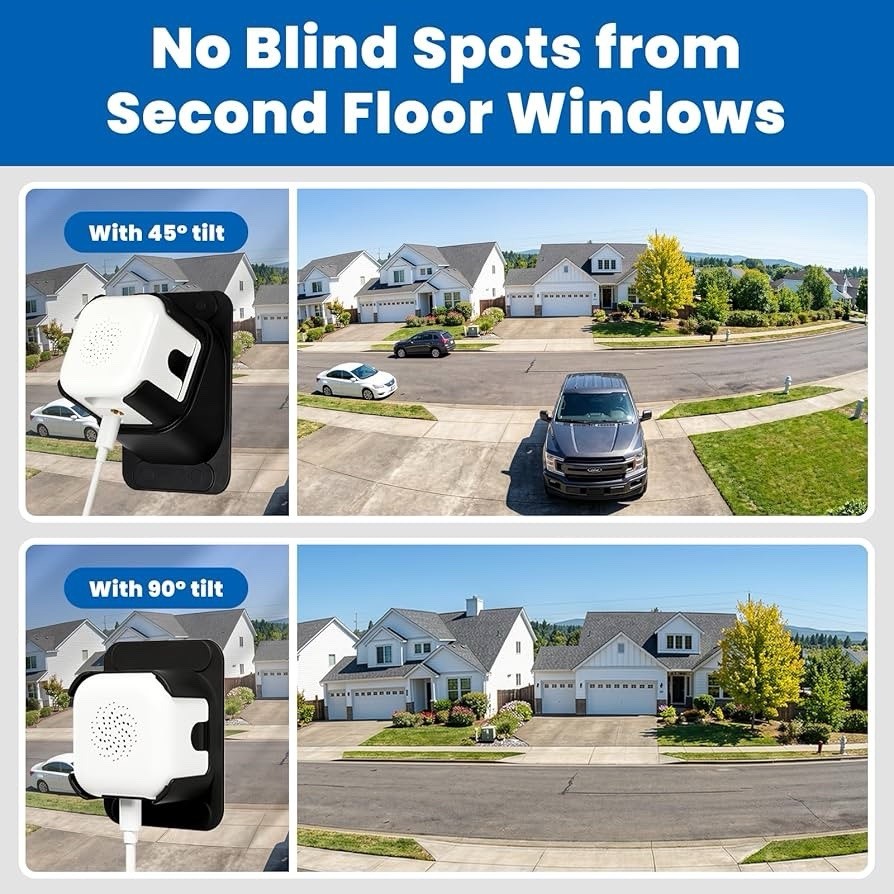 Indoor Window Camera Adjustable Mount, Easy to Install Window Bracket
