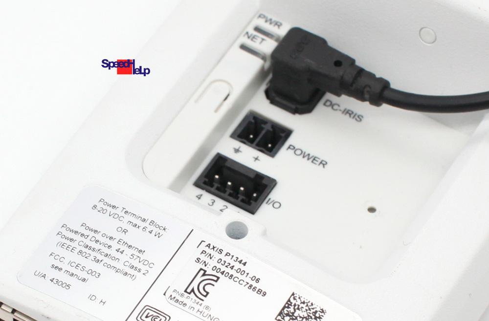 Axis P1344 Network Camera IP LAN Computer Megapixel IR F=3-8 / 1:1.2 / 1/3″ WHT