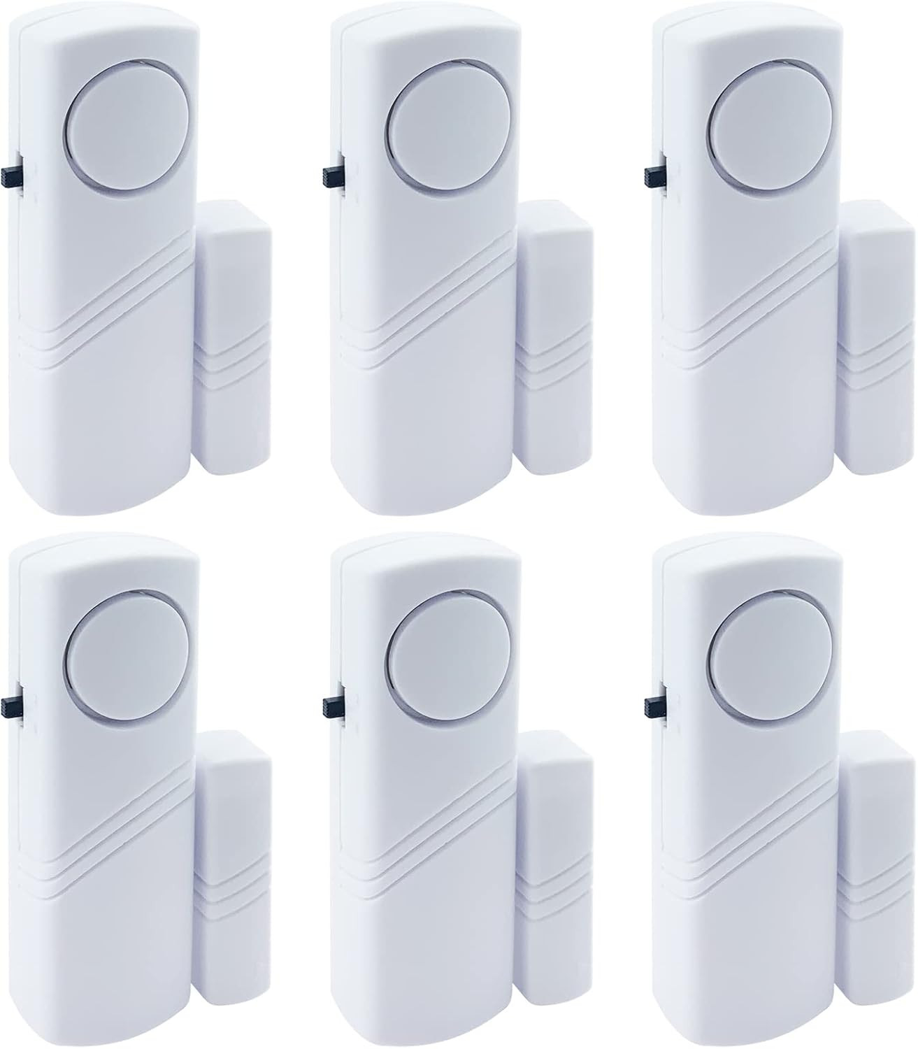 Alarma puerta ventana 90db sensor inalambrico seguridad hogar pack 6 unidades
